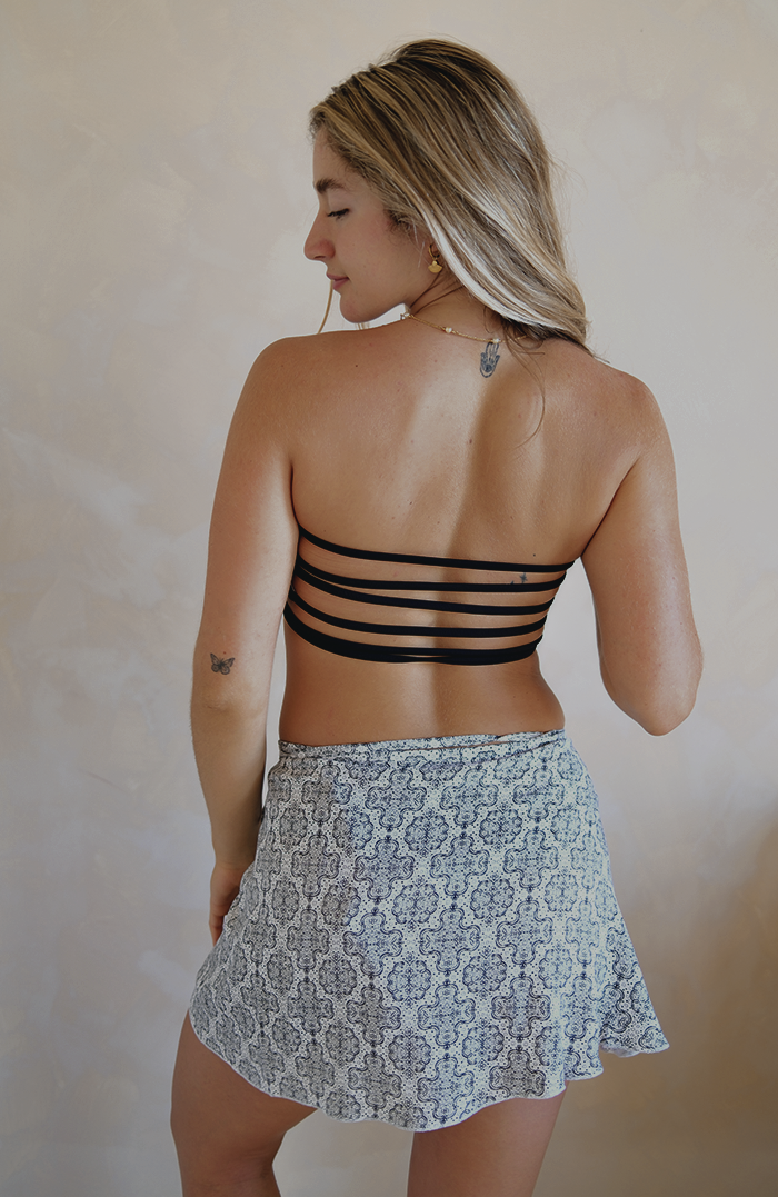 Marrakesh Moroccan Wrap Skirt Short