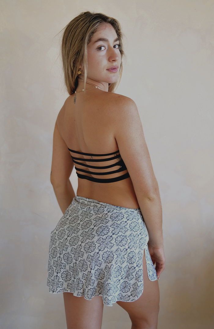 Marrakesh Moroccan Wrap Skirt Short