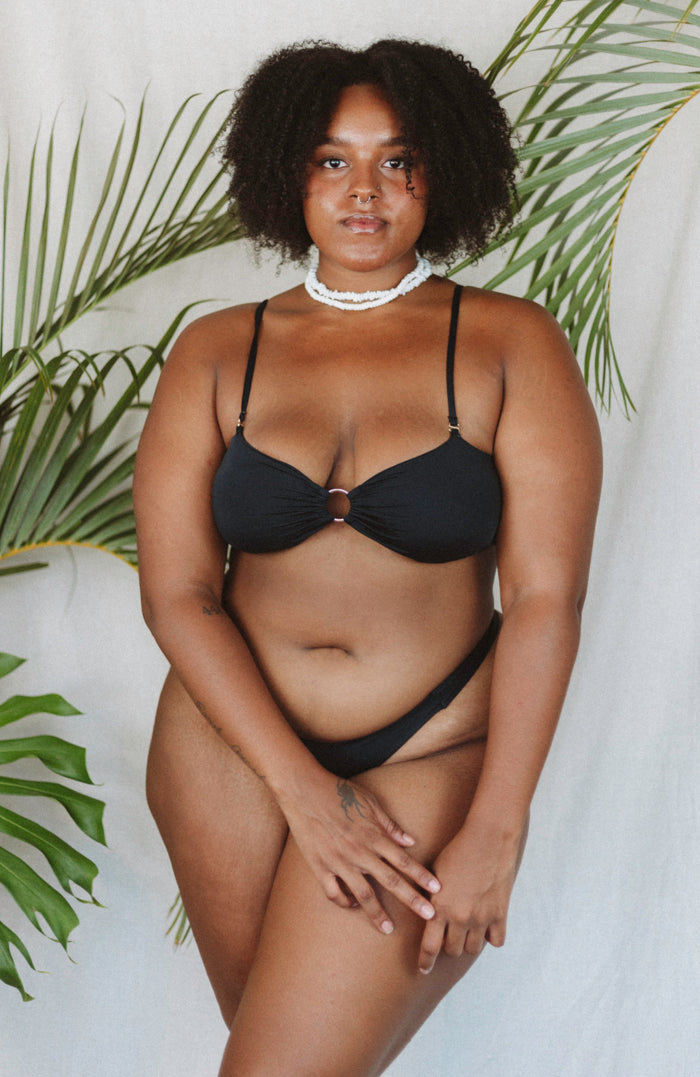 TAHITI MANA Moonlit Bandeau O-Ring Bikini Top