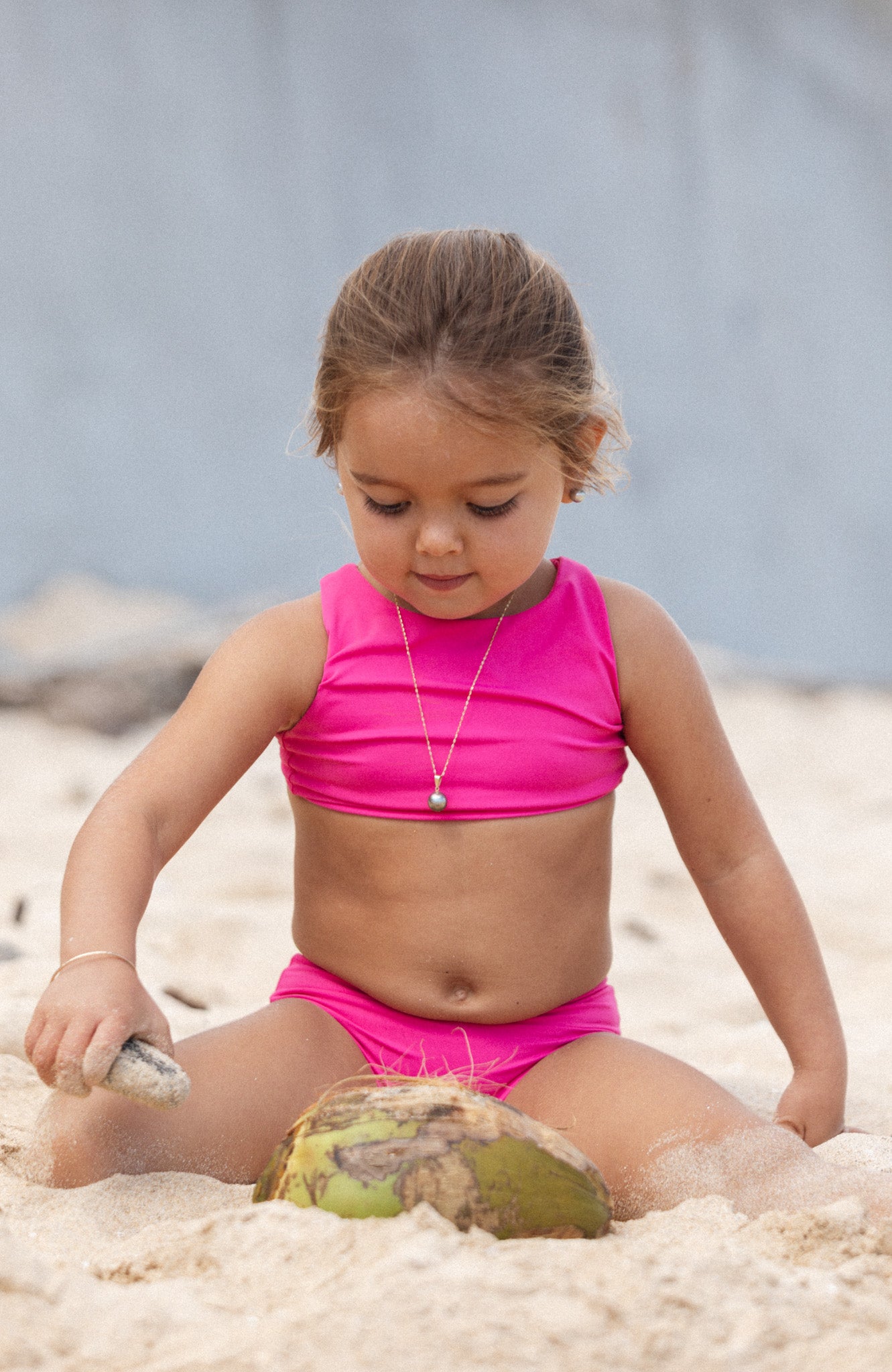 Keiki Paradiso Lush Pink Brief Bottom – San Lorenzo Bikinis
