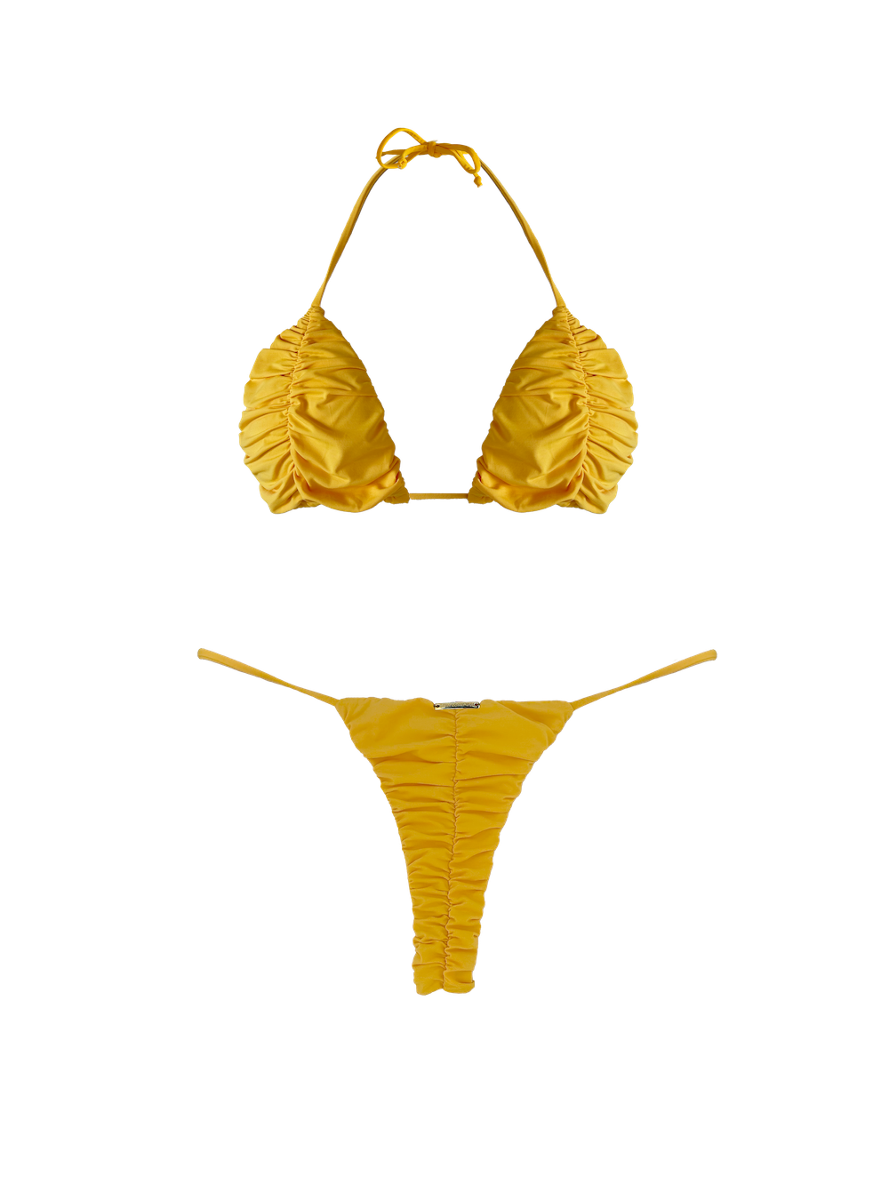 Prisma Solar Glow Ruffled Thin Brief Bikini Bottom
