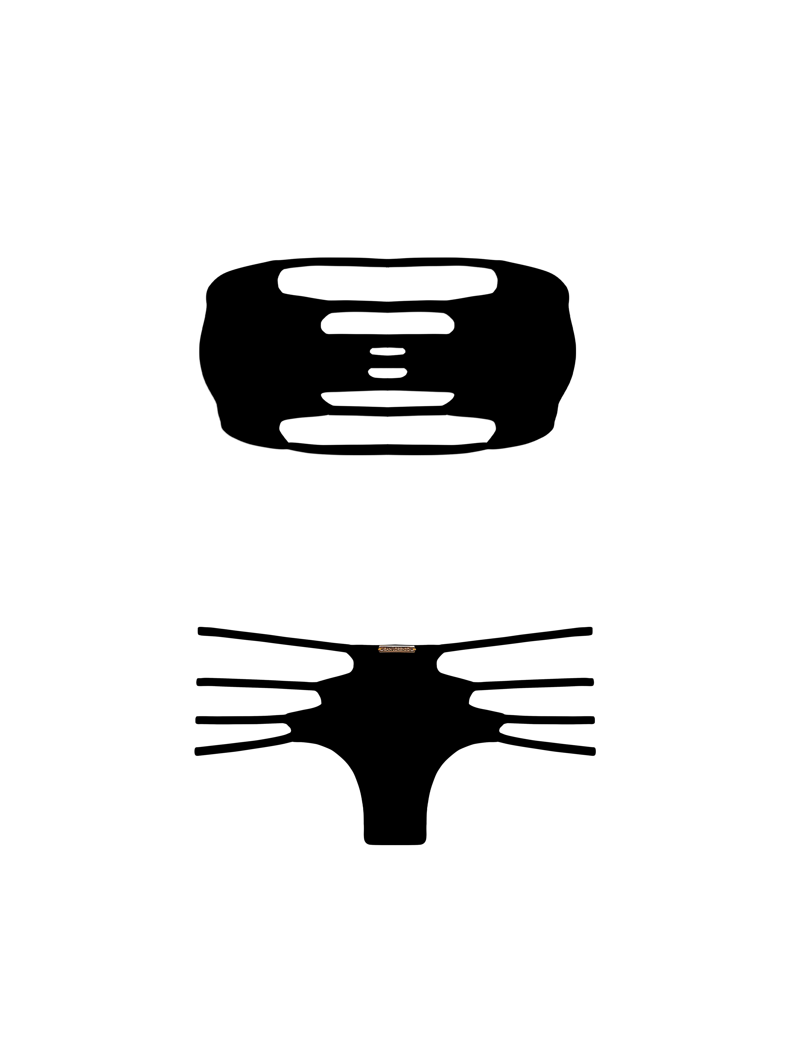 Marrakesh Desert Night Diamond Strap Bikini Bottom