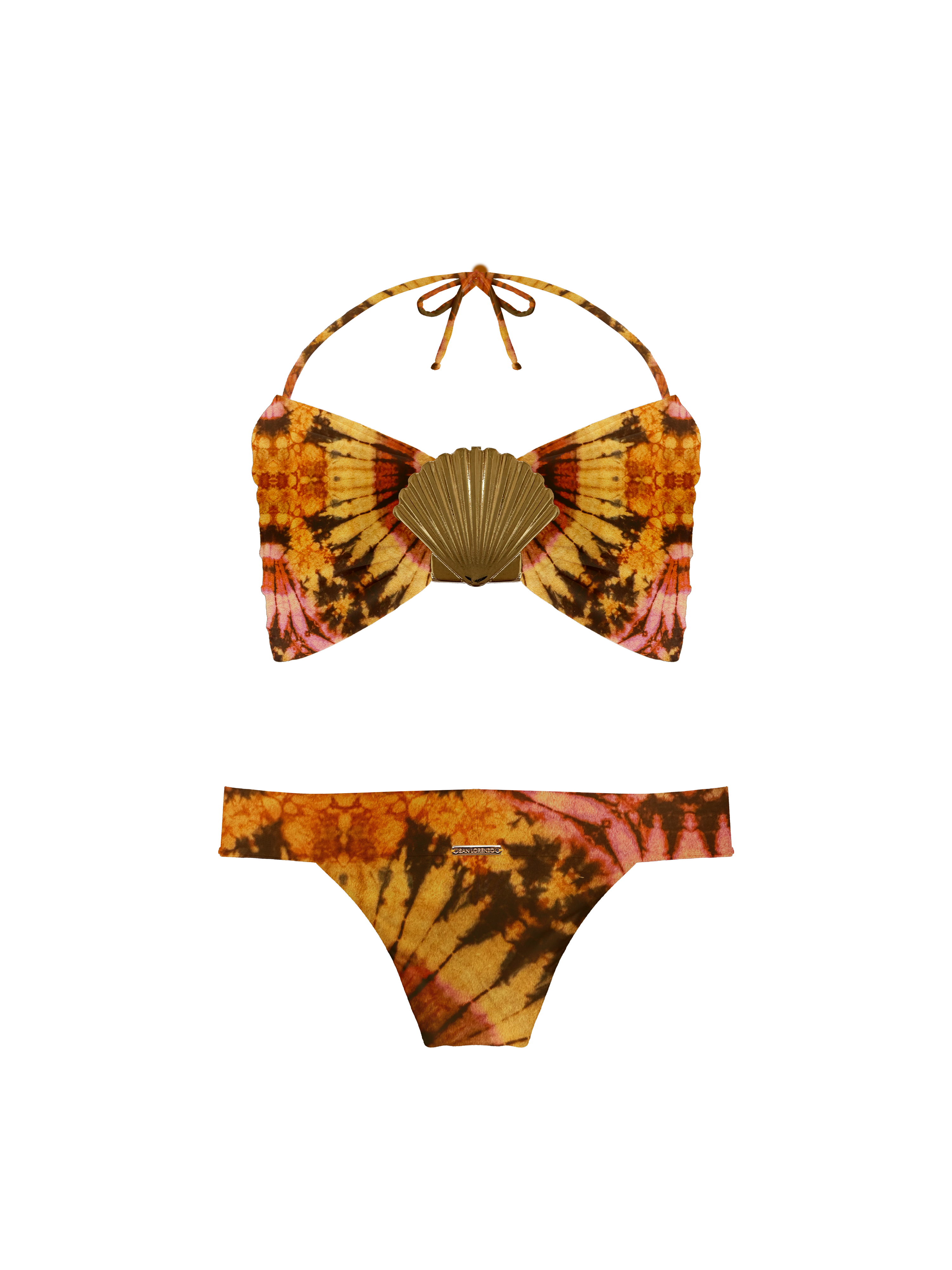 Keiki Kaia Sari Bloom Shell Bandeau Bikini Top