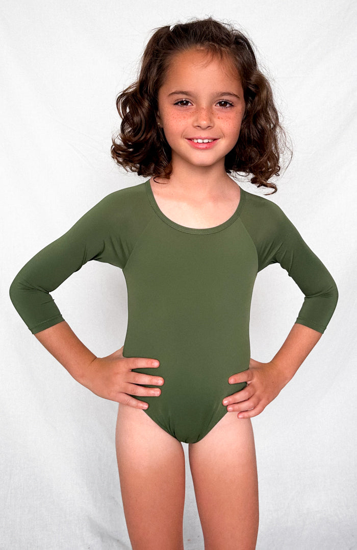 Keiki L'Amour Moss Long Sleeve One Piece