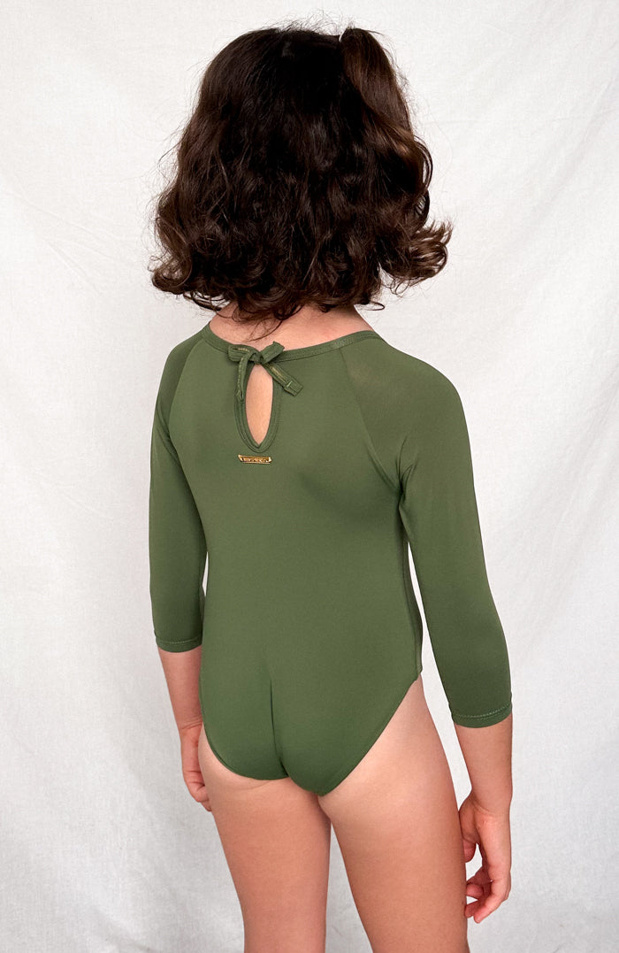 Keiki L'Amour Moss Long Sleeve One Piece