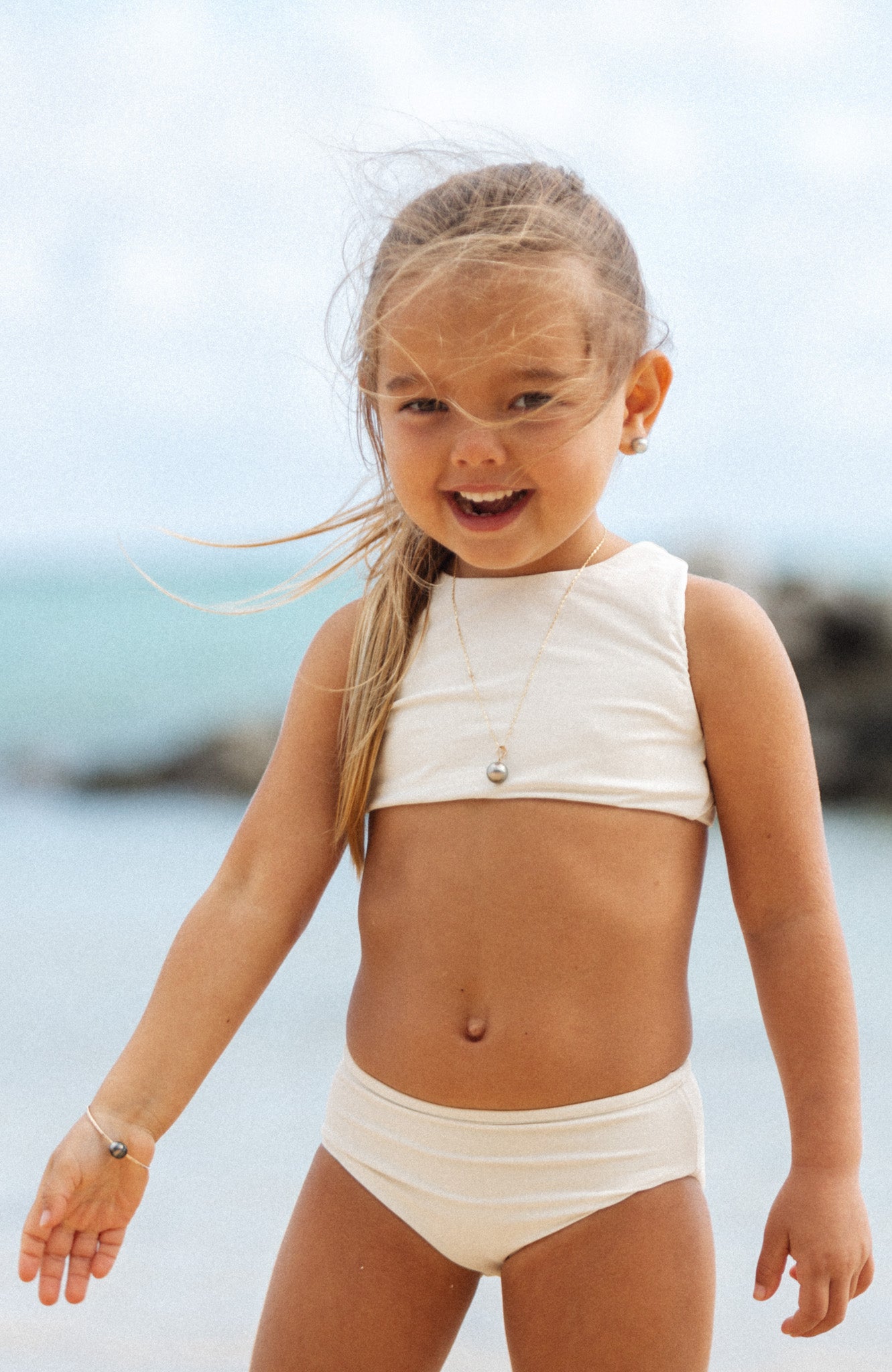 Keiki L'Amour Porcelain High Neck Top