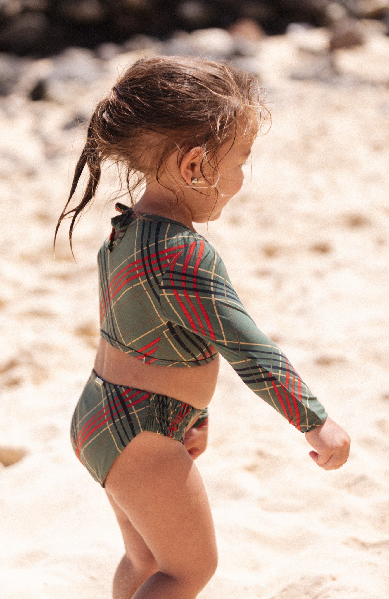 Keiki L'Amour Scottish Plaid Garder Bottom