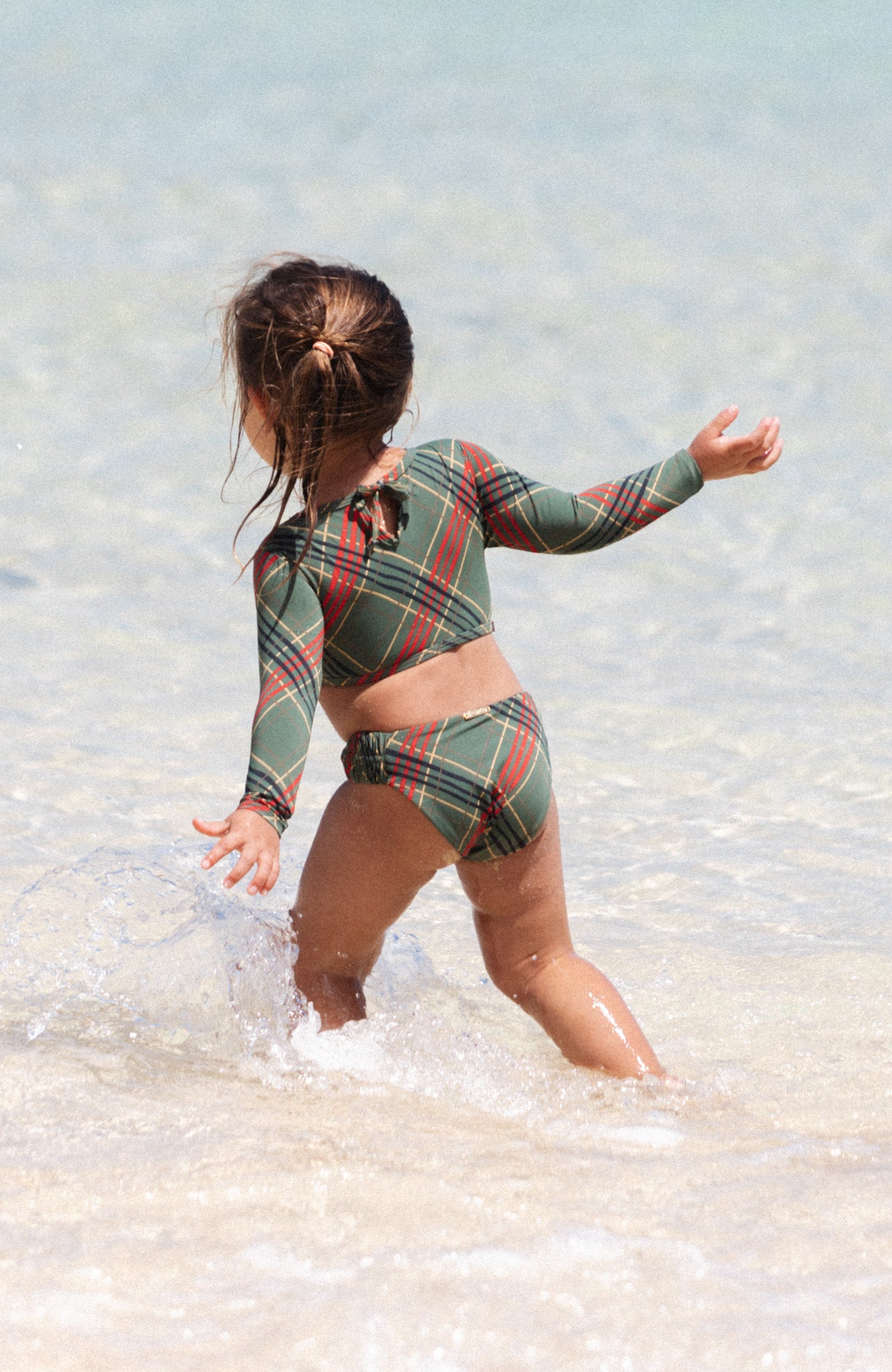 Keiki L'Amour Scottish Plaid Garder Bottom
