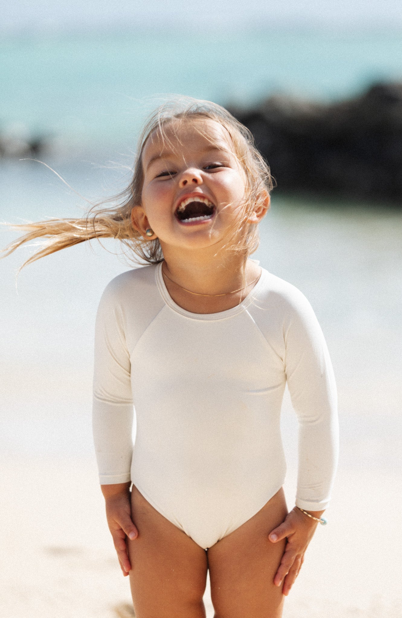 Keiki L'Amour Porcelain Long Sleeve One Piece