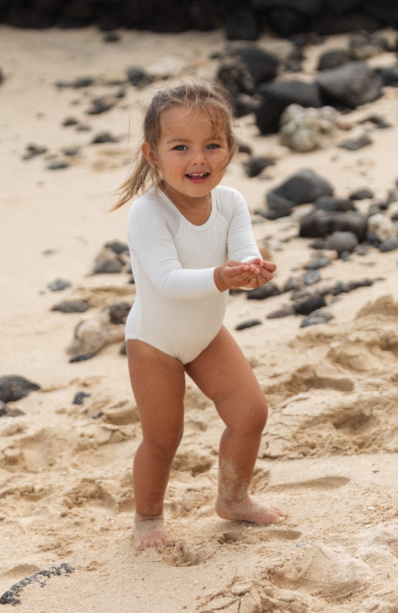 Keiki L'Amour Porcelain Long Sleeve One Piece