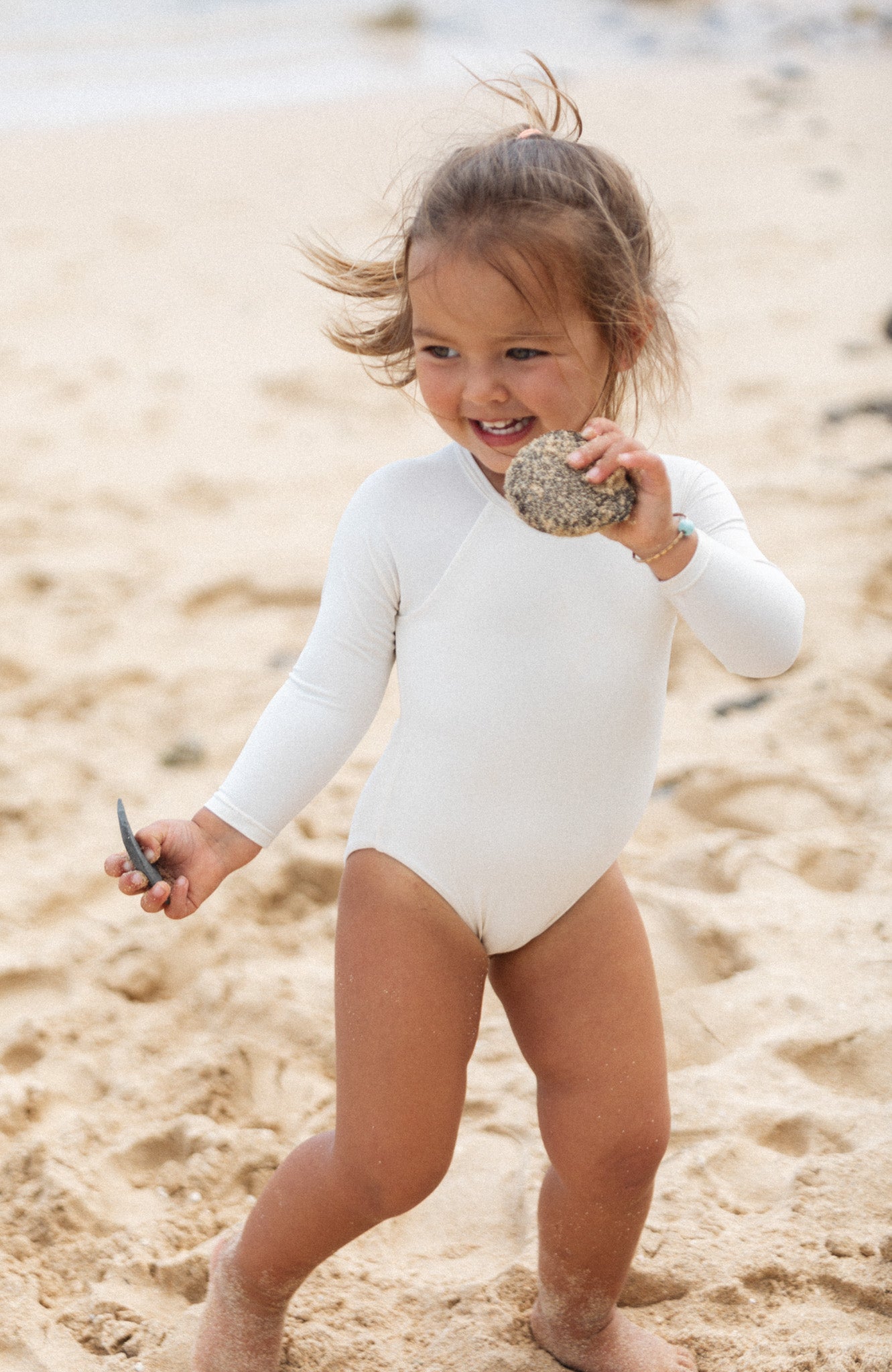 Keiki L'Amour Porcelain Long Sleeve One Piece