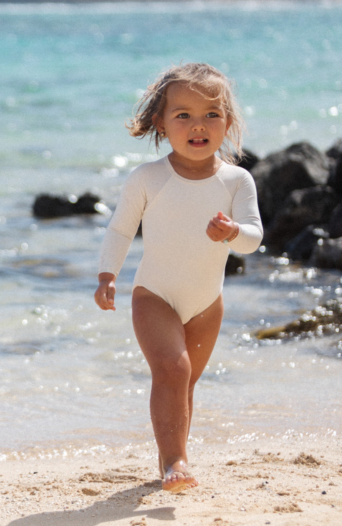 Keiki L'Amour Porcelain Long Sleeve One Piece