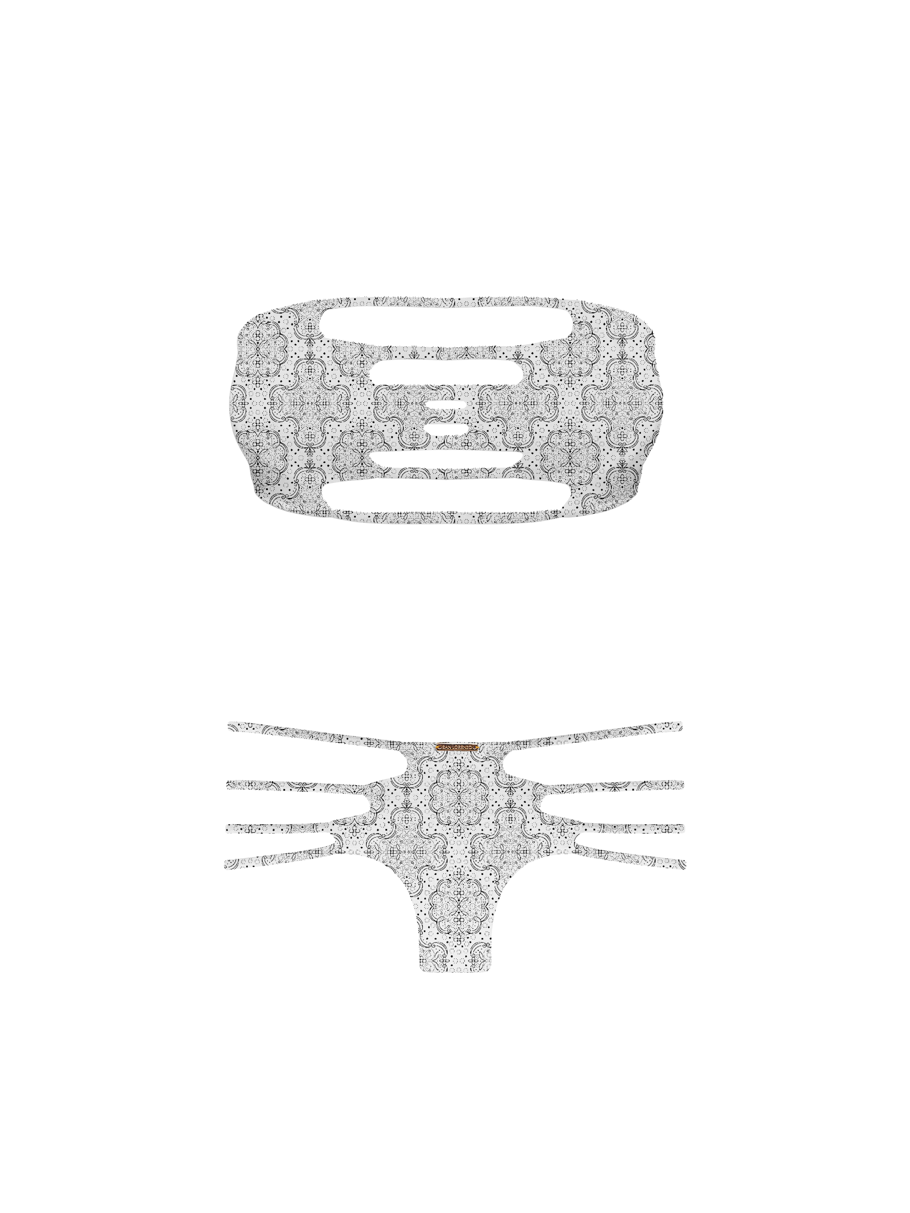 Marrakesh Moroccan Diamond Strap Bikini Bottom