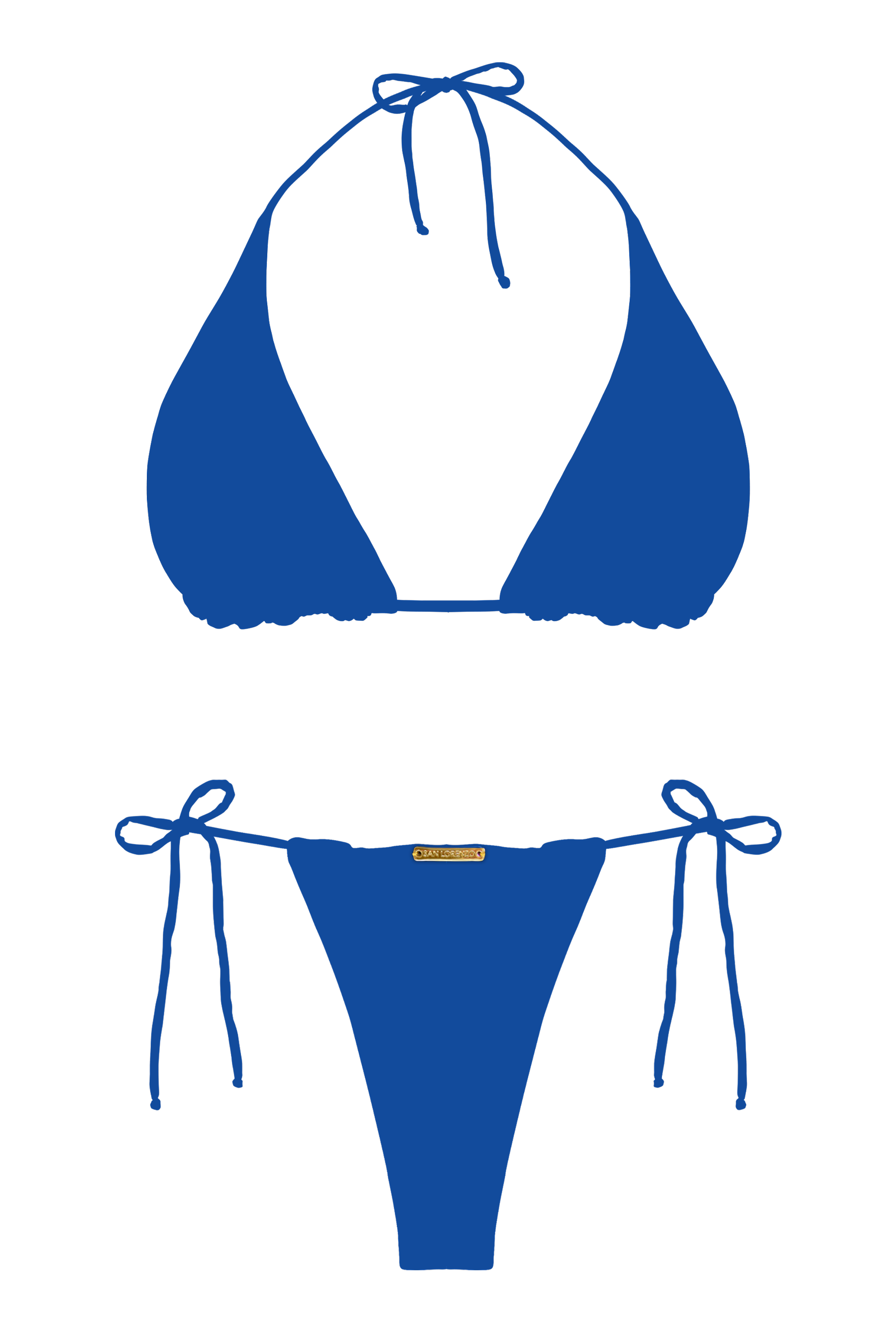 Nikita Blue Sliding Side Tie Bikini Bottom