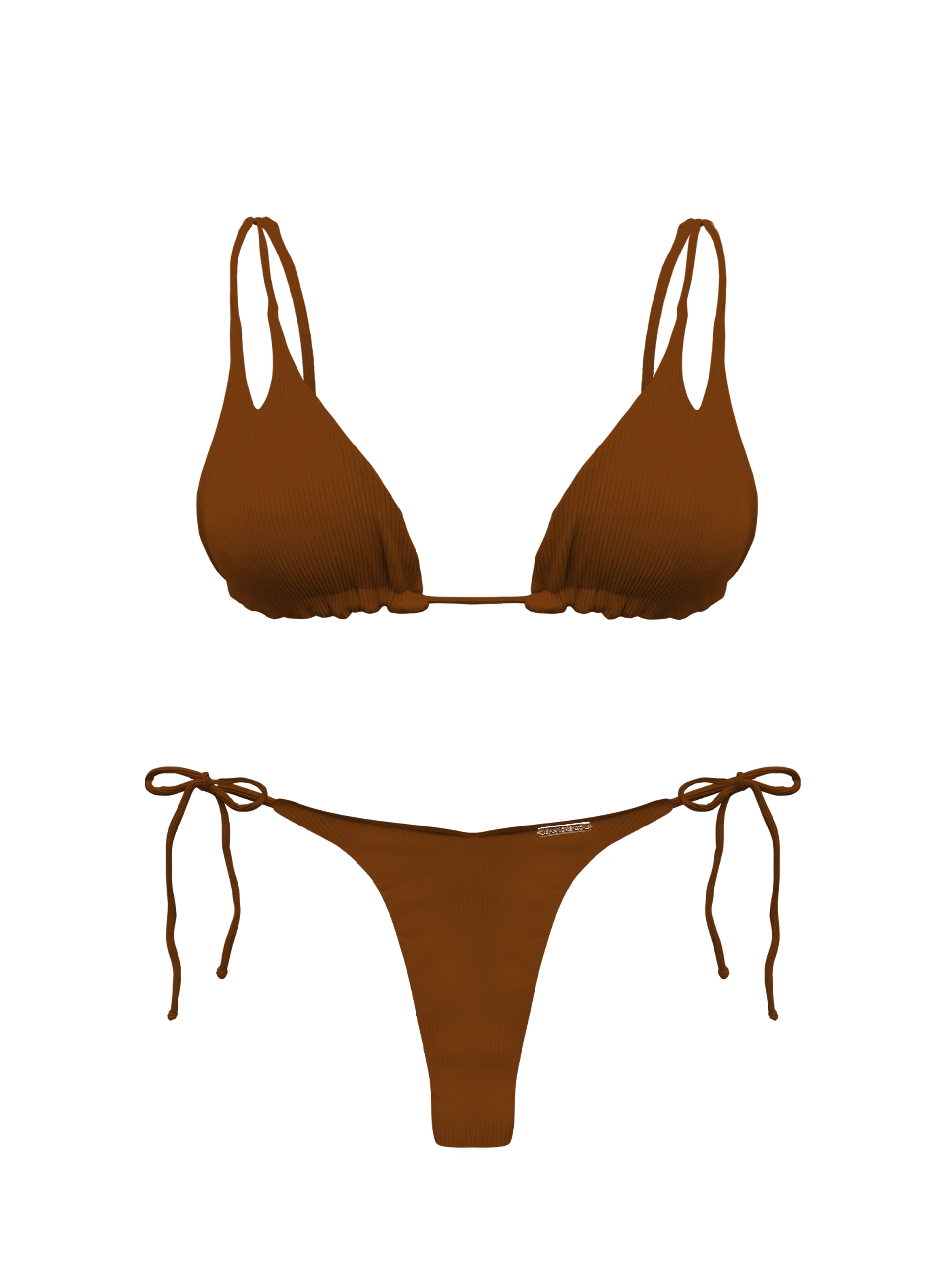 Bonita Coco High Cut Side Tie Thong Bikini Bottom
