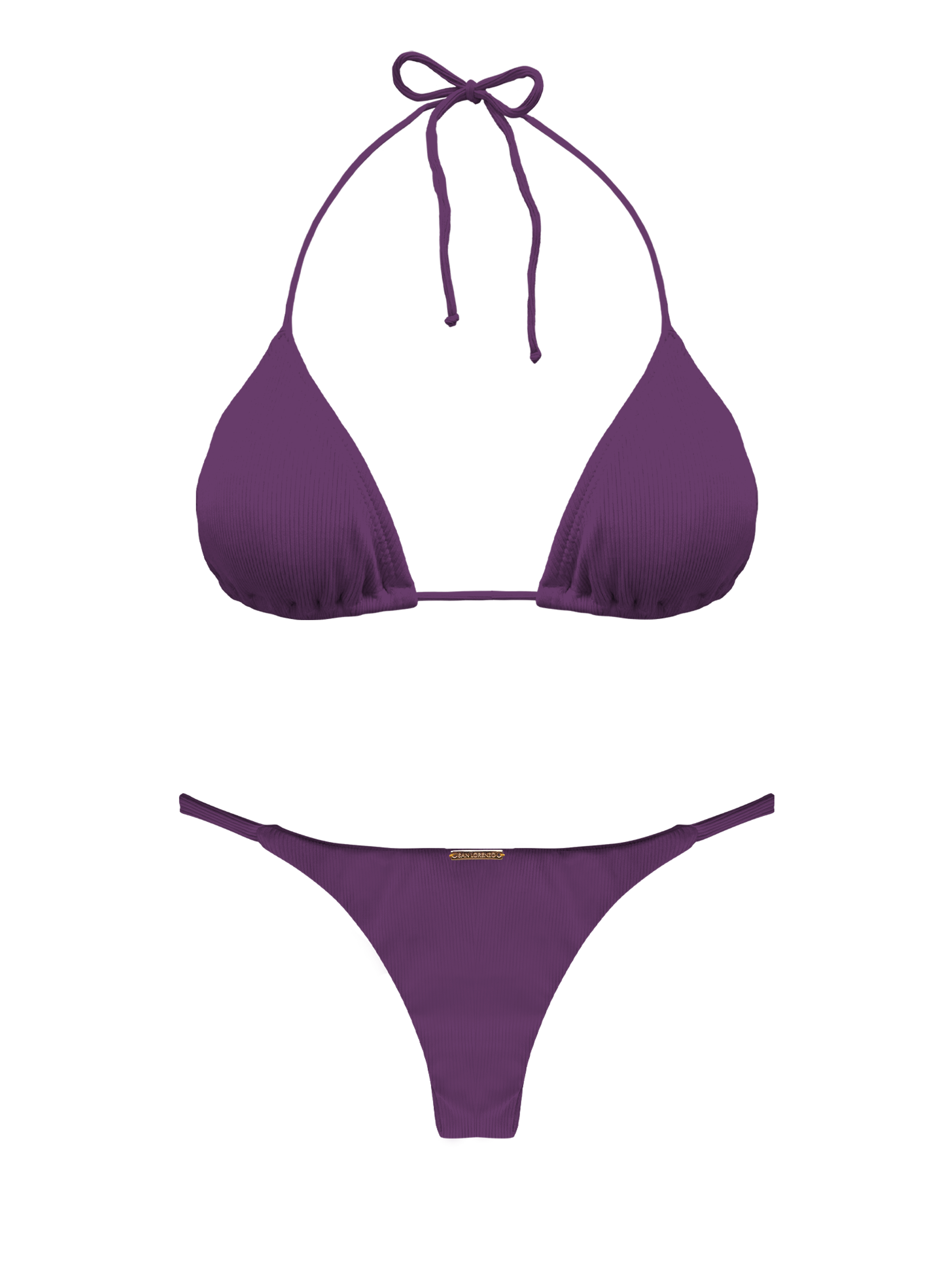 Bonita Dahlia Thin Brief Bikini Bottom