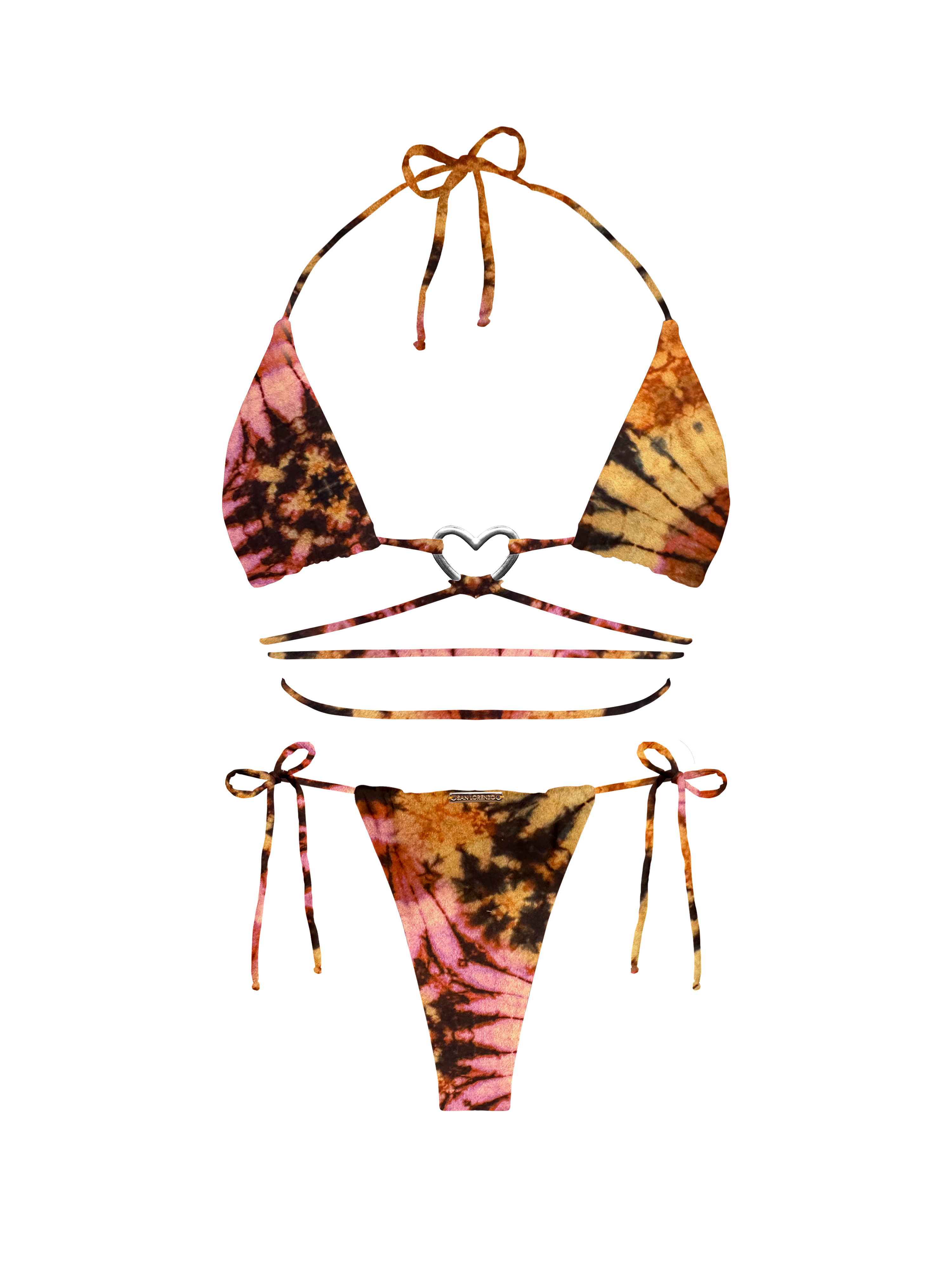 Kaia Sari Bloom Sliding Thong Bikini Bottom