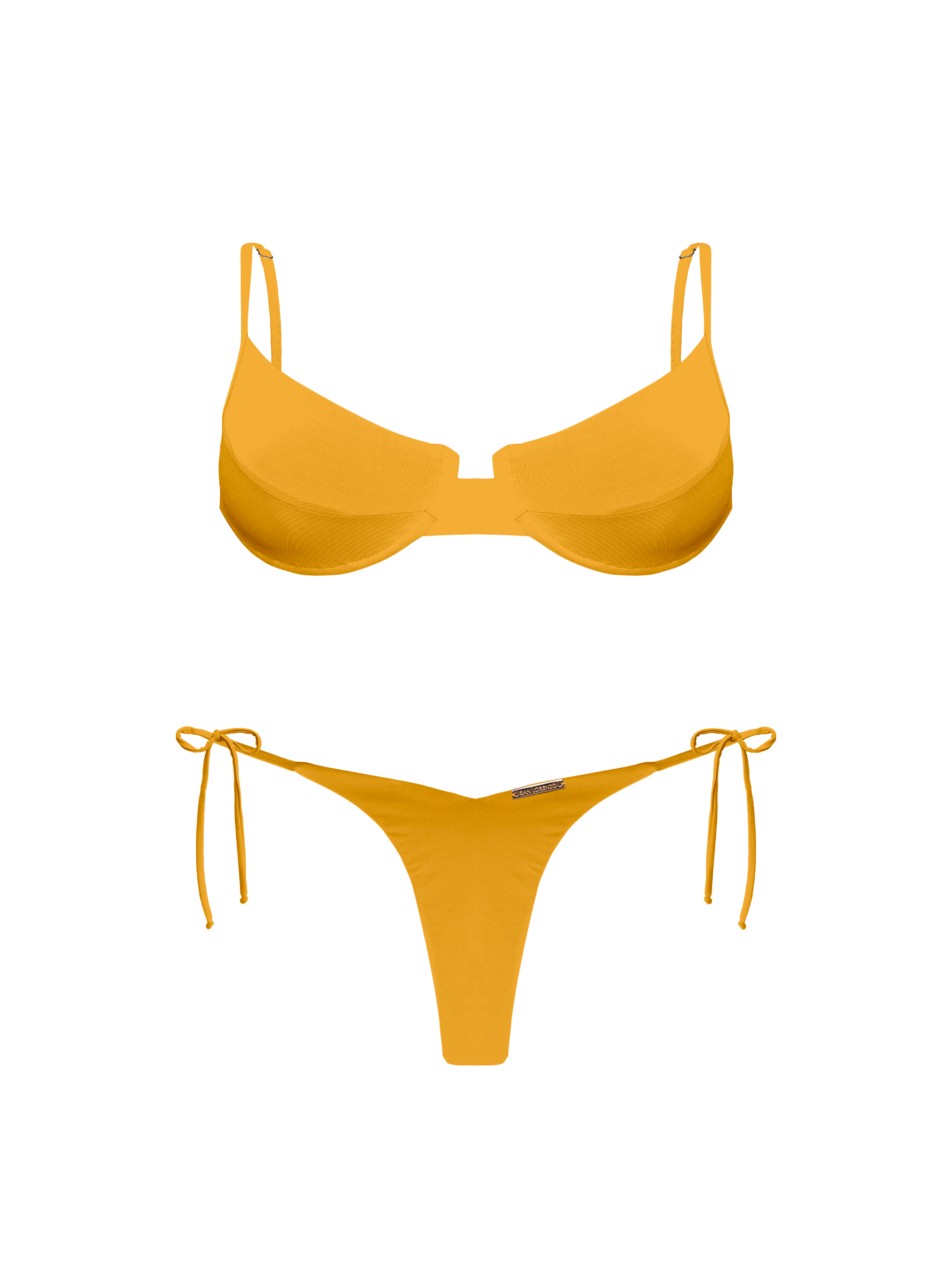 Kaia Sunhoney High Cut Side Tie Bikini Bottom