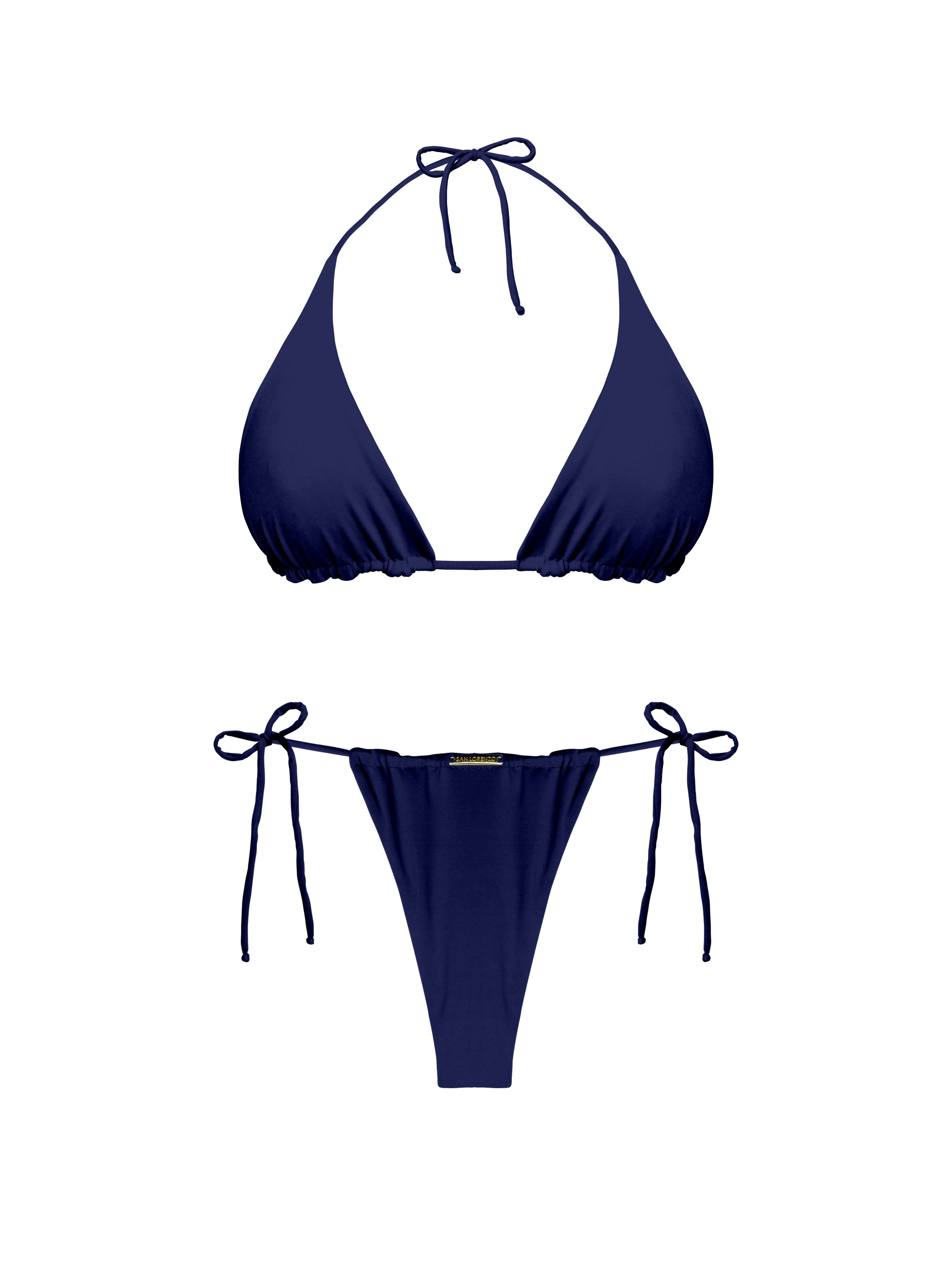 Moorea Voyager Indigo Sliding Side Tie Bikini Bottom