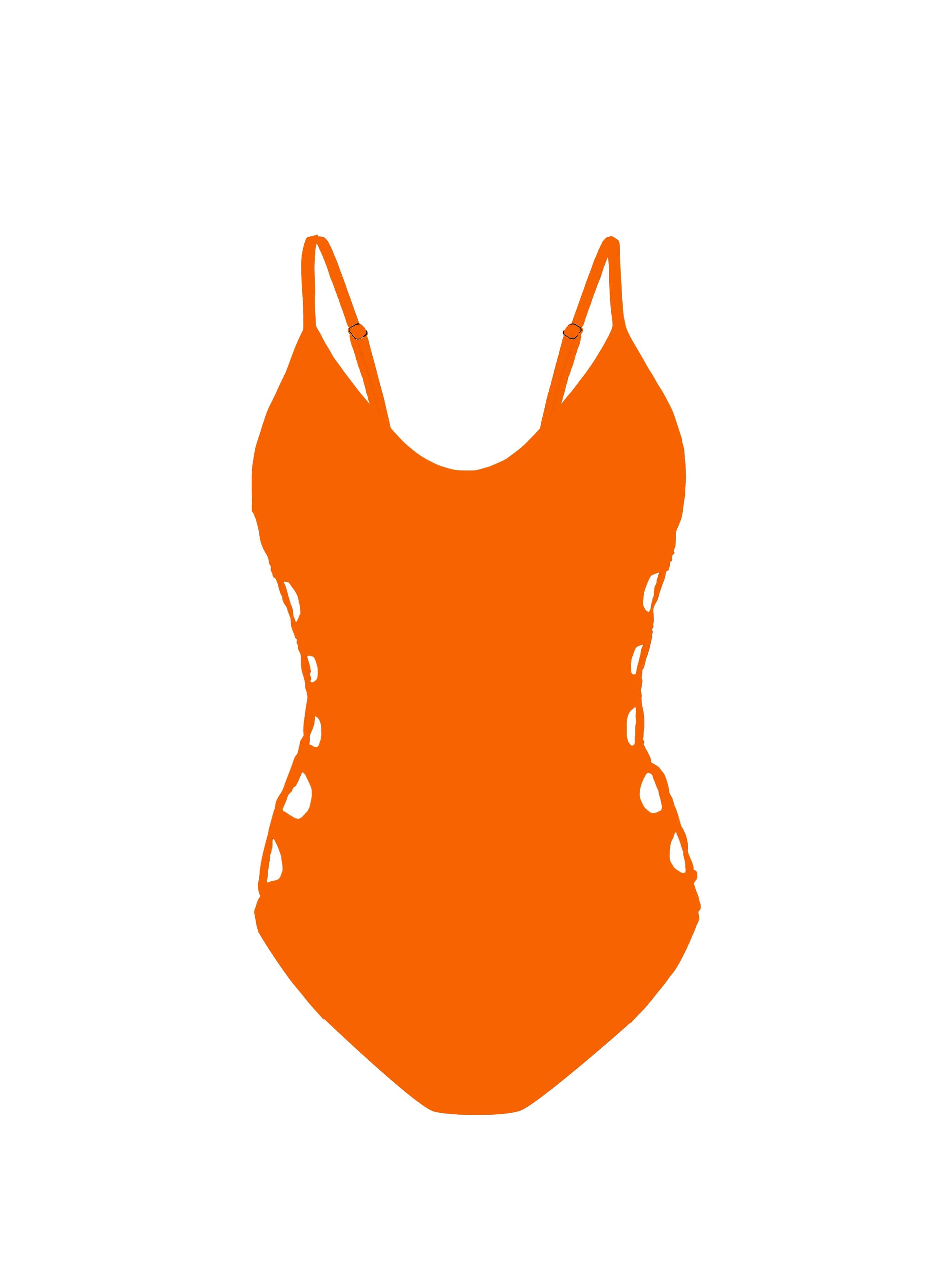 Moorea Saffron Glow Side Lace Up One Piece