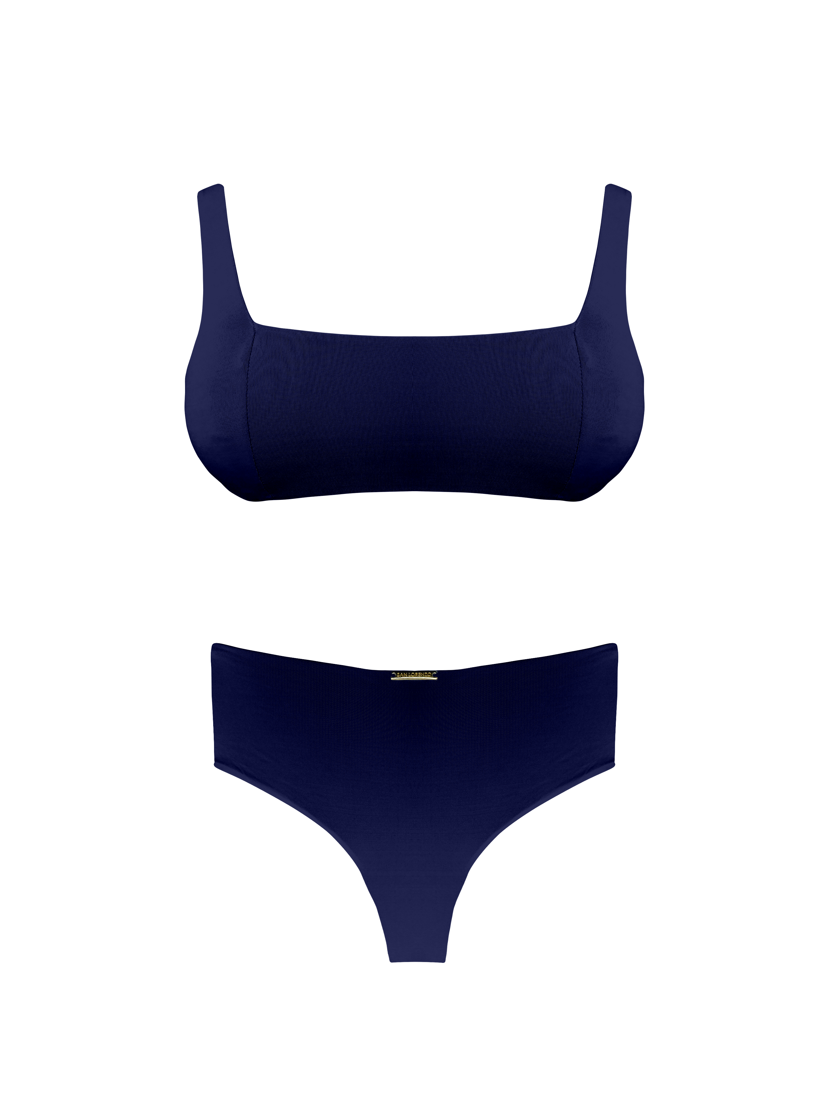 Moorea Voyager Indigo High Waist Bikini Bottom
