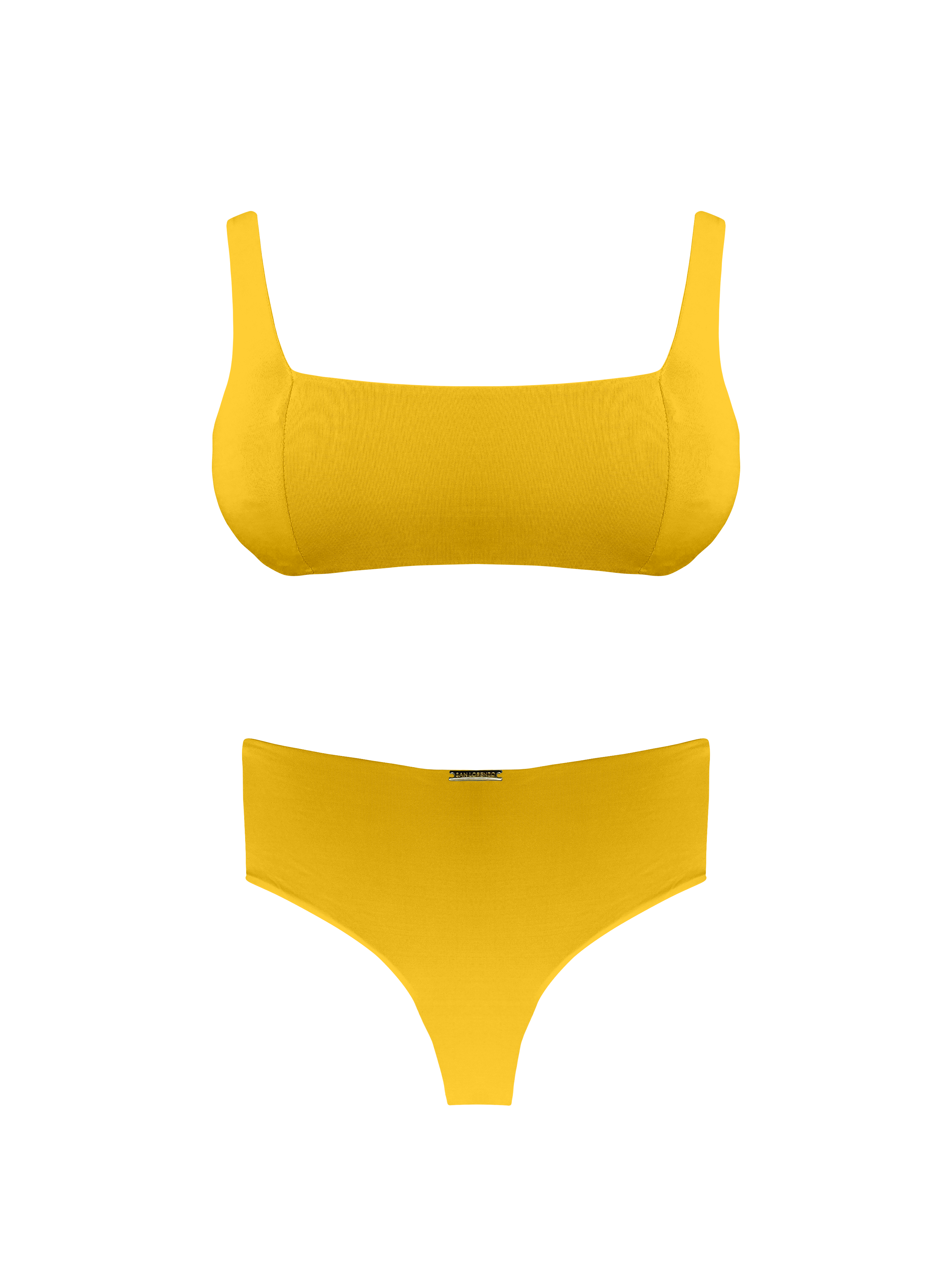 Moorea Golden Island High Waist Bikini Bottom