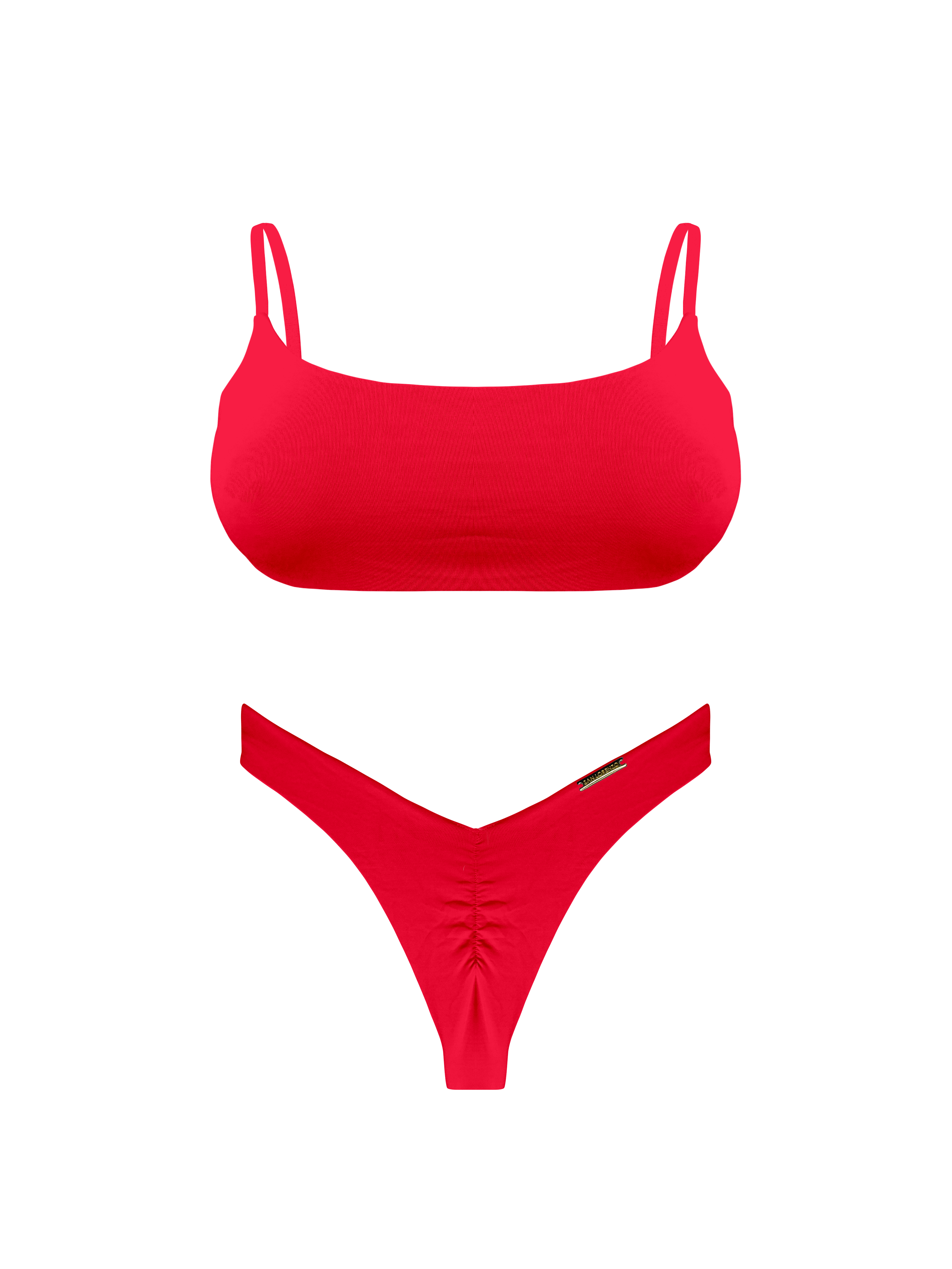 Moorea Lei Blooms Sport Cross Back Bikini Top