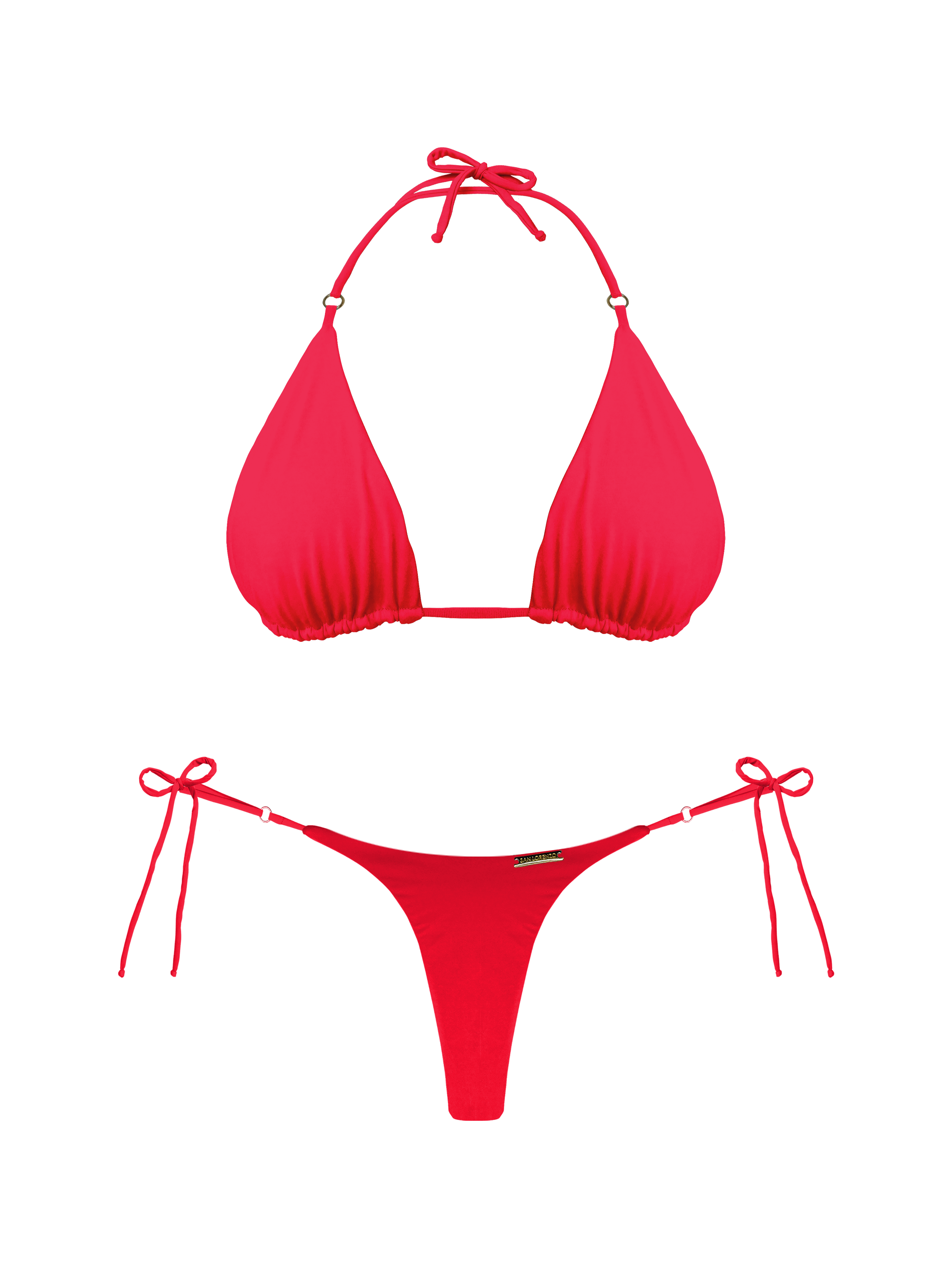 Prisma Hot Tropic Hoop Ring Triangle Bikini Top