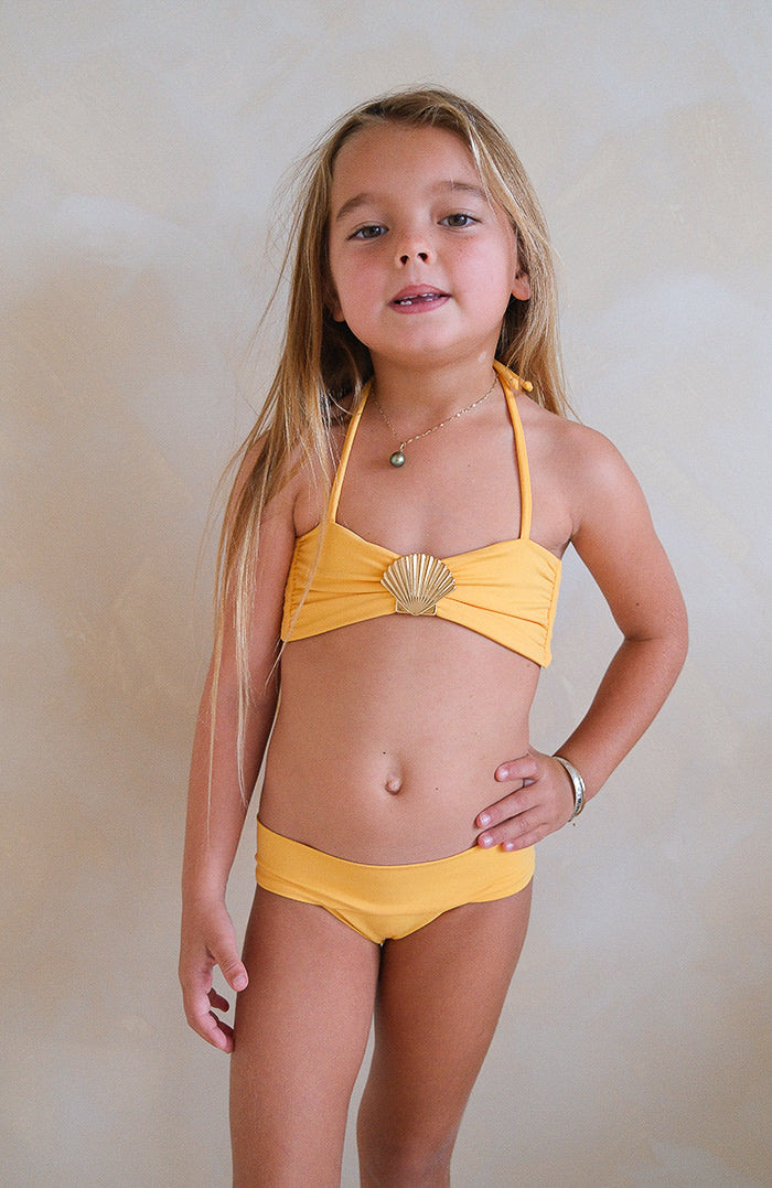 Keiki Kaia Sunhoney Belt Bikini Bottom