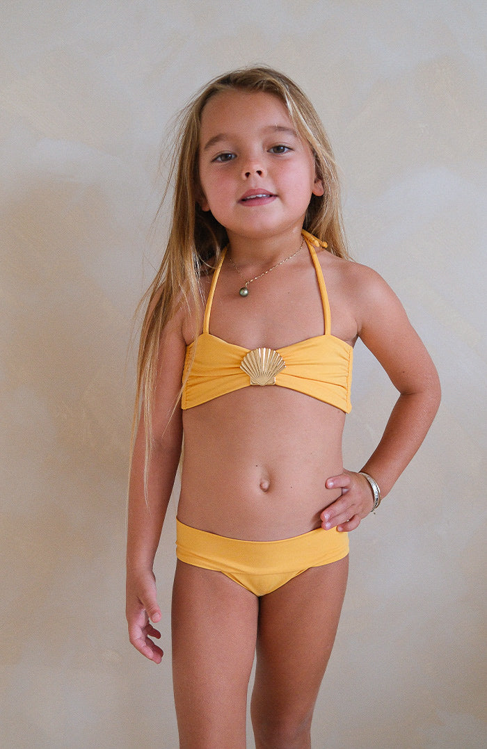 Keiki Kaia Sunhoney Belt Bikini Bottom
