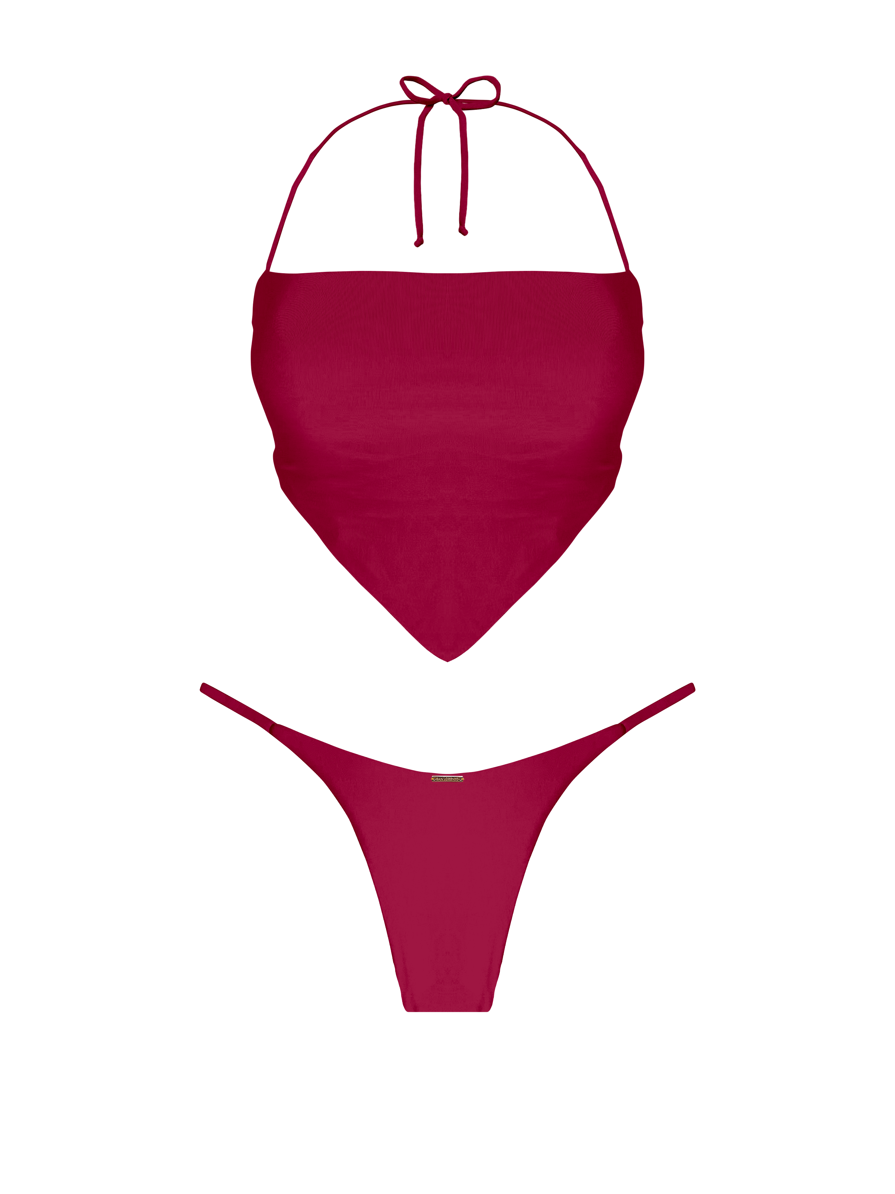Marrakesh Amethyst High Cut Thin Brief Bikini Bottom