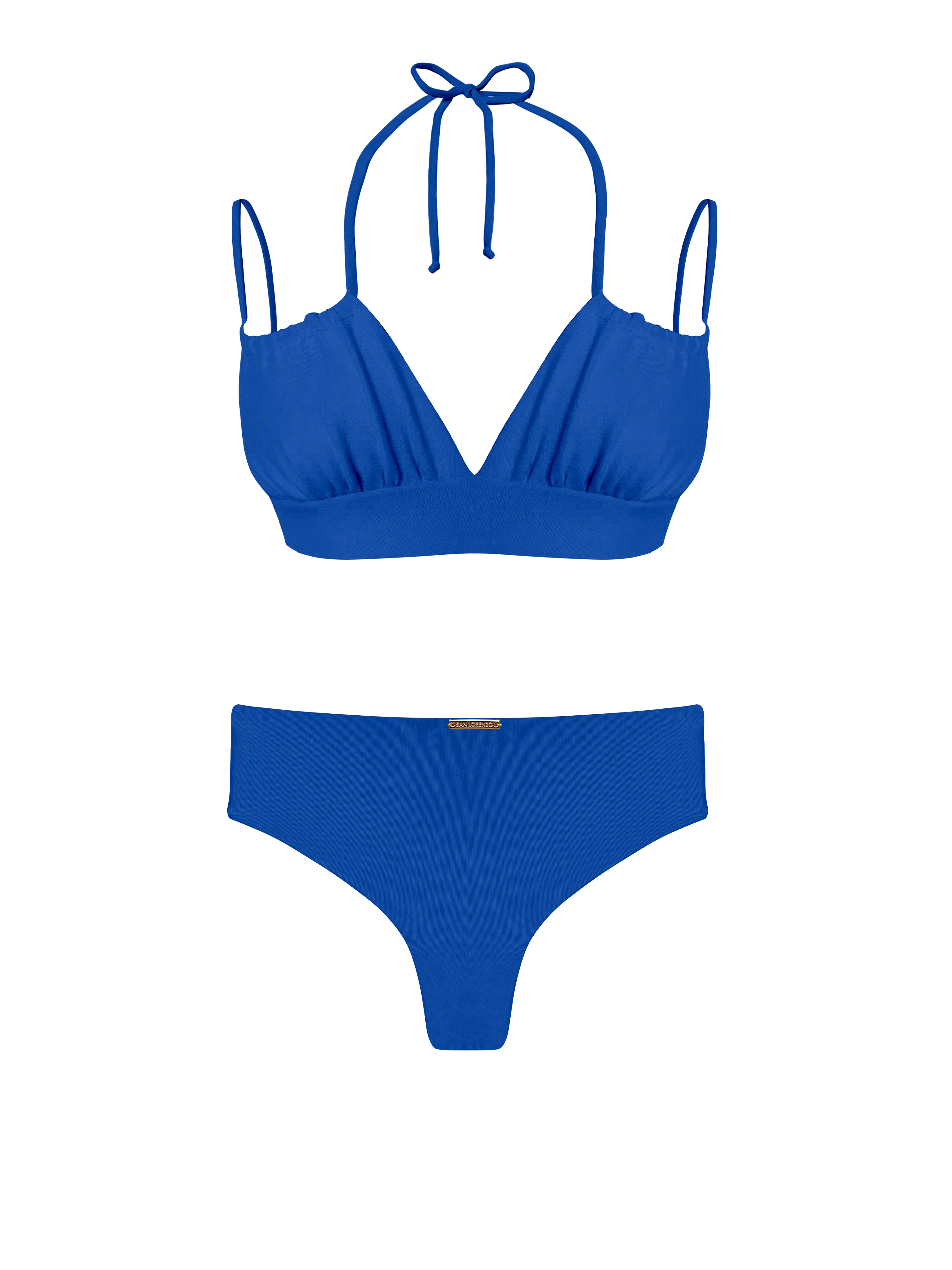 Marrakesh Sapphire Souk High Waist Brief Bikini Bottom