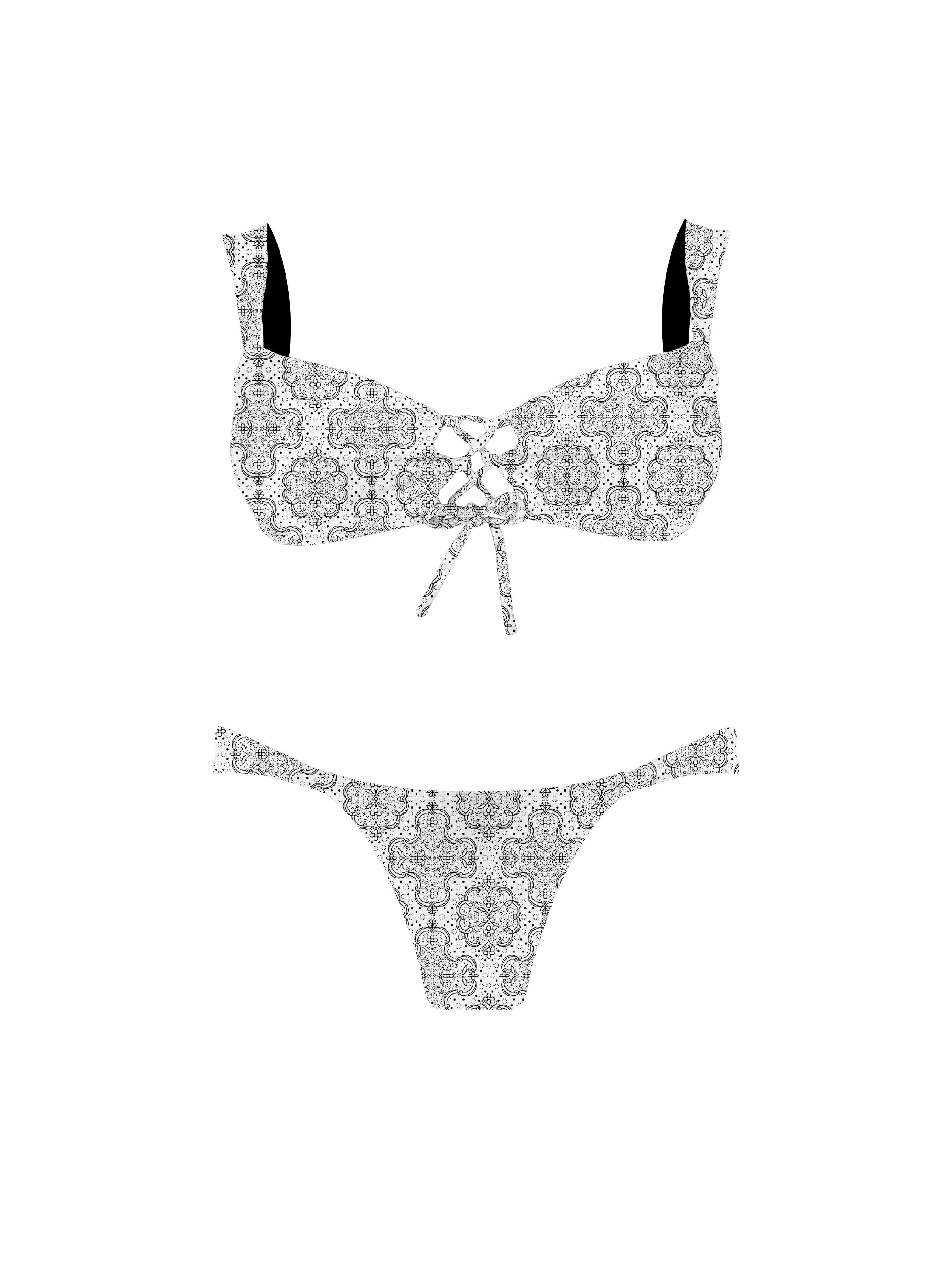 Marrakesh Moroccan Vintage Hipster Bikini Bottom