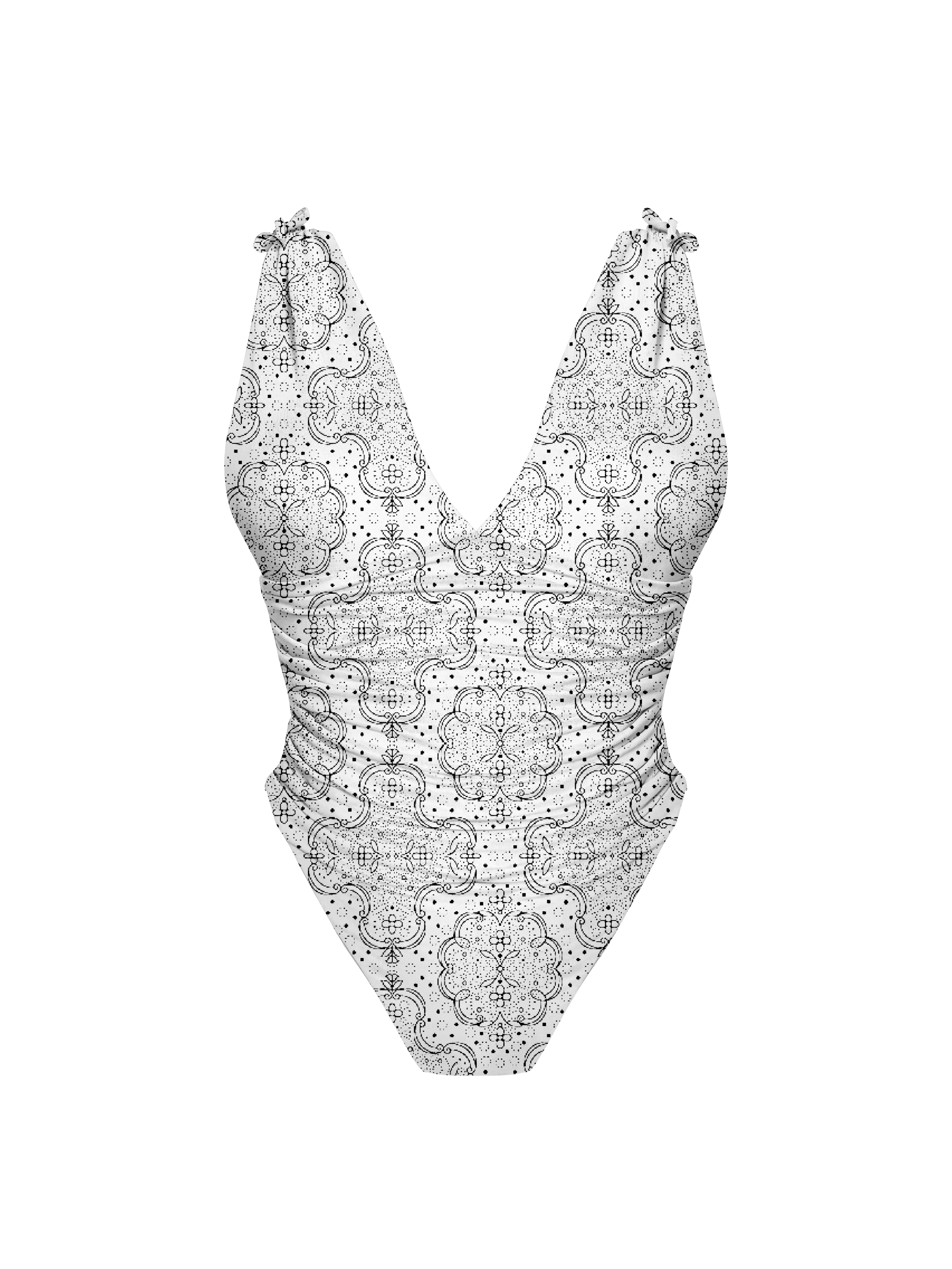 Marrakesh Moroccan Plunge Corset Bikini One Piece