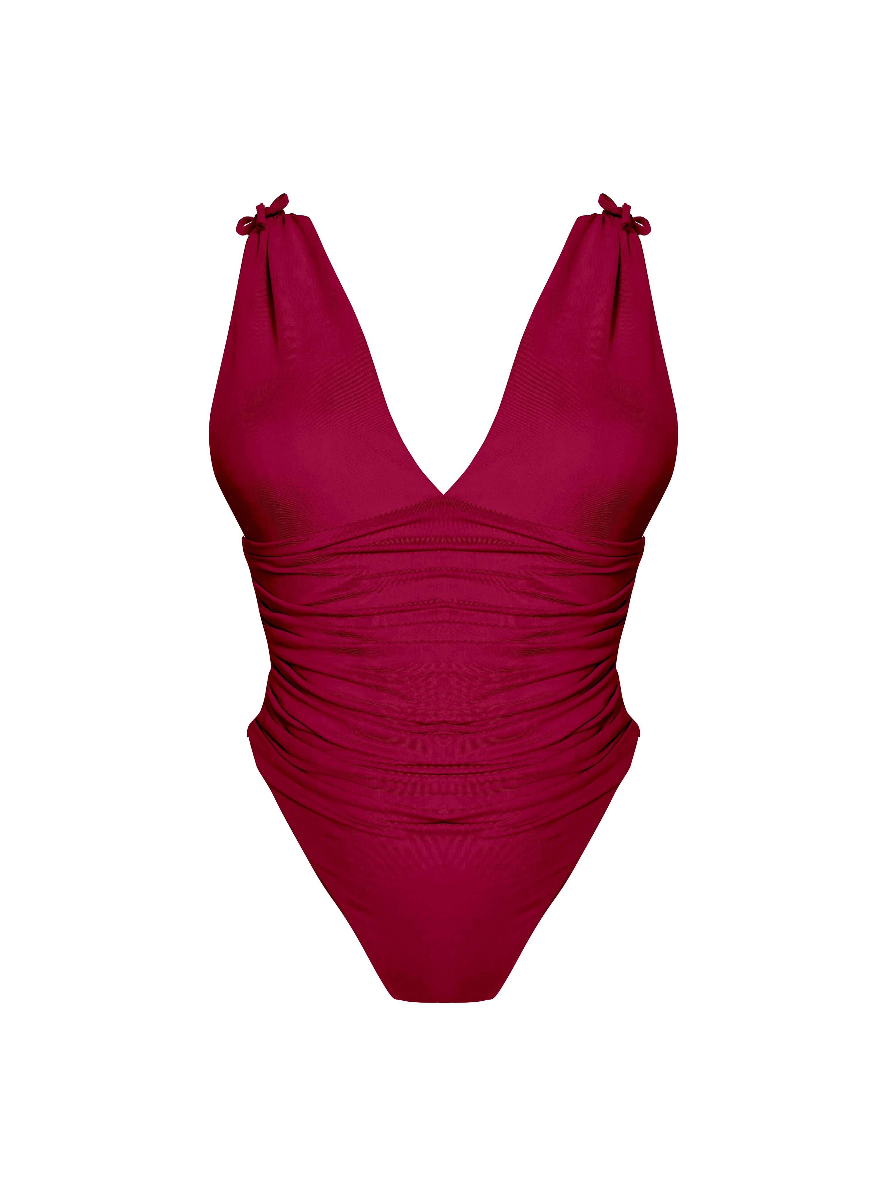 Marrakesh Amethyst Plunge Corset Bikini One Piece