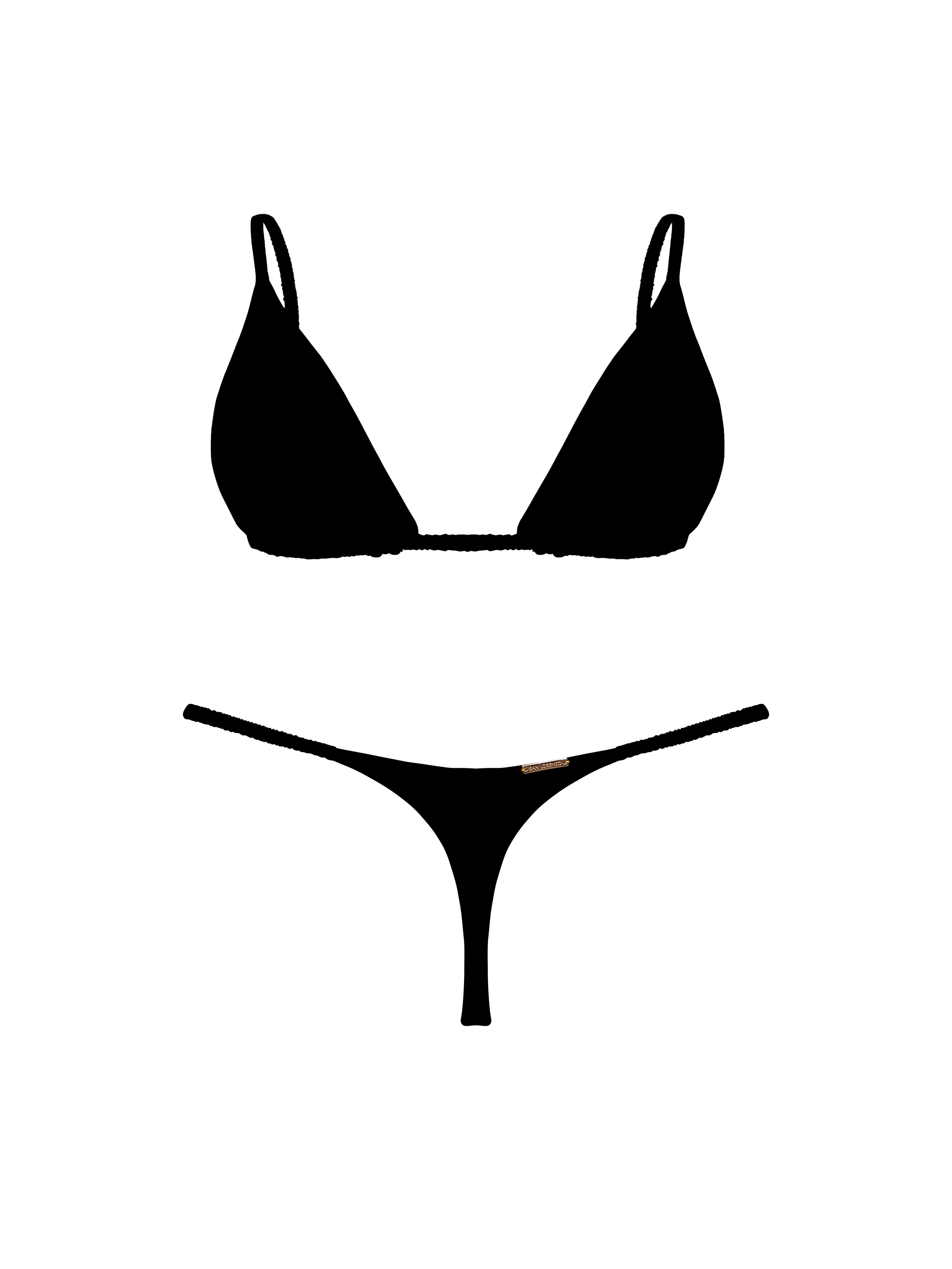 Marrakesh Desert Night Ruched Thin Brief Bikini Bottom