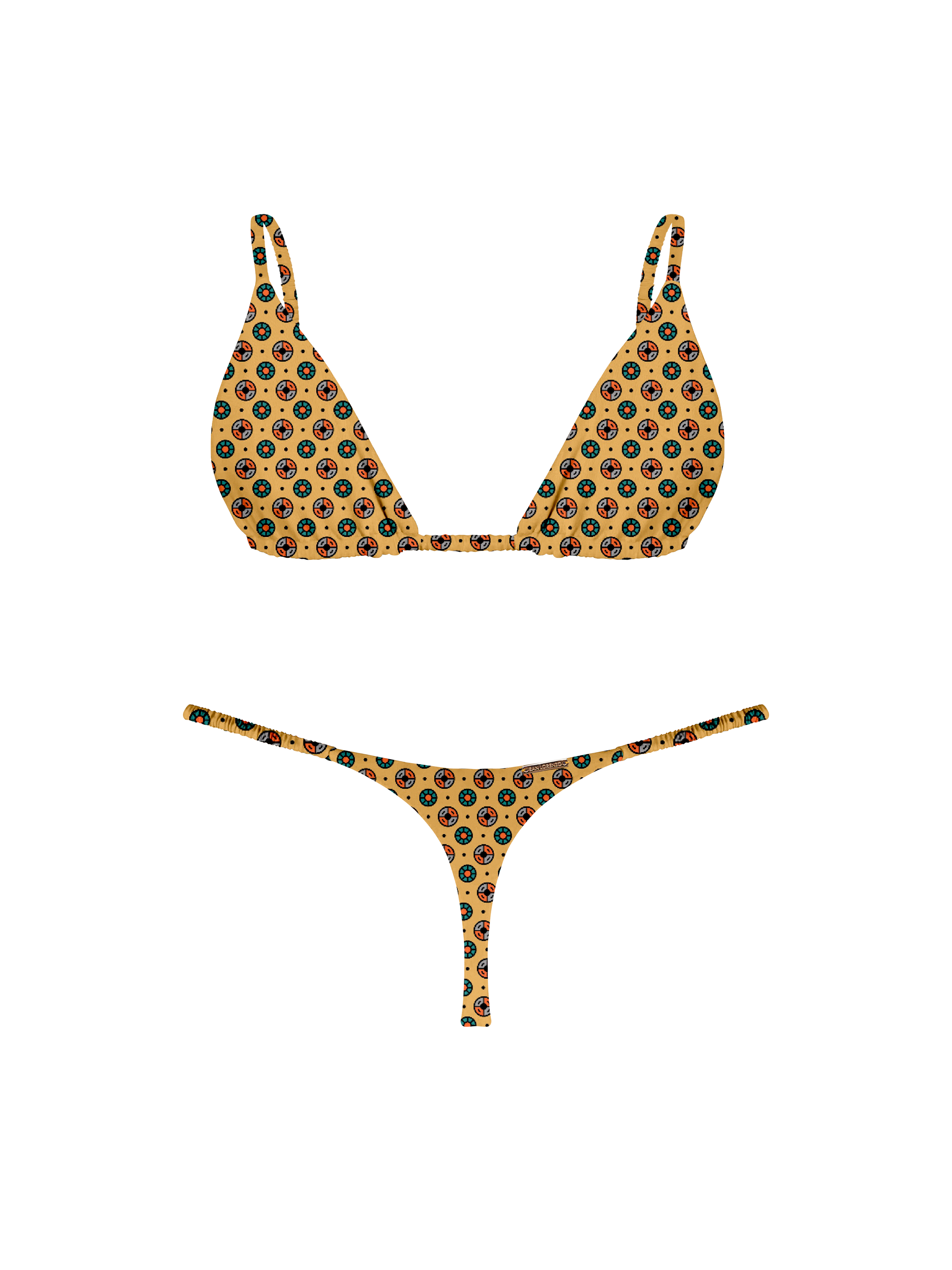 Marrakesh Sahara Dune Classic Ruched Triangle Bikini Top