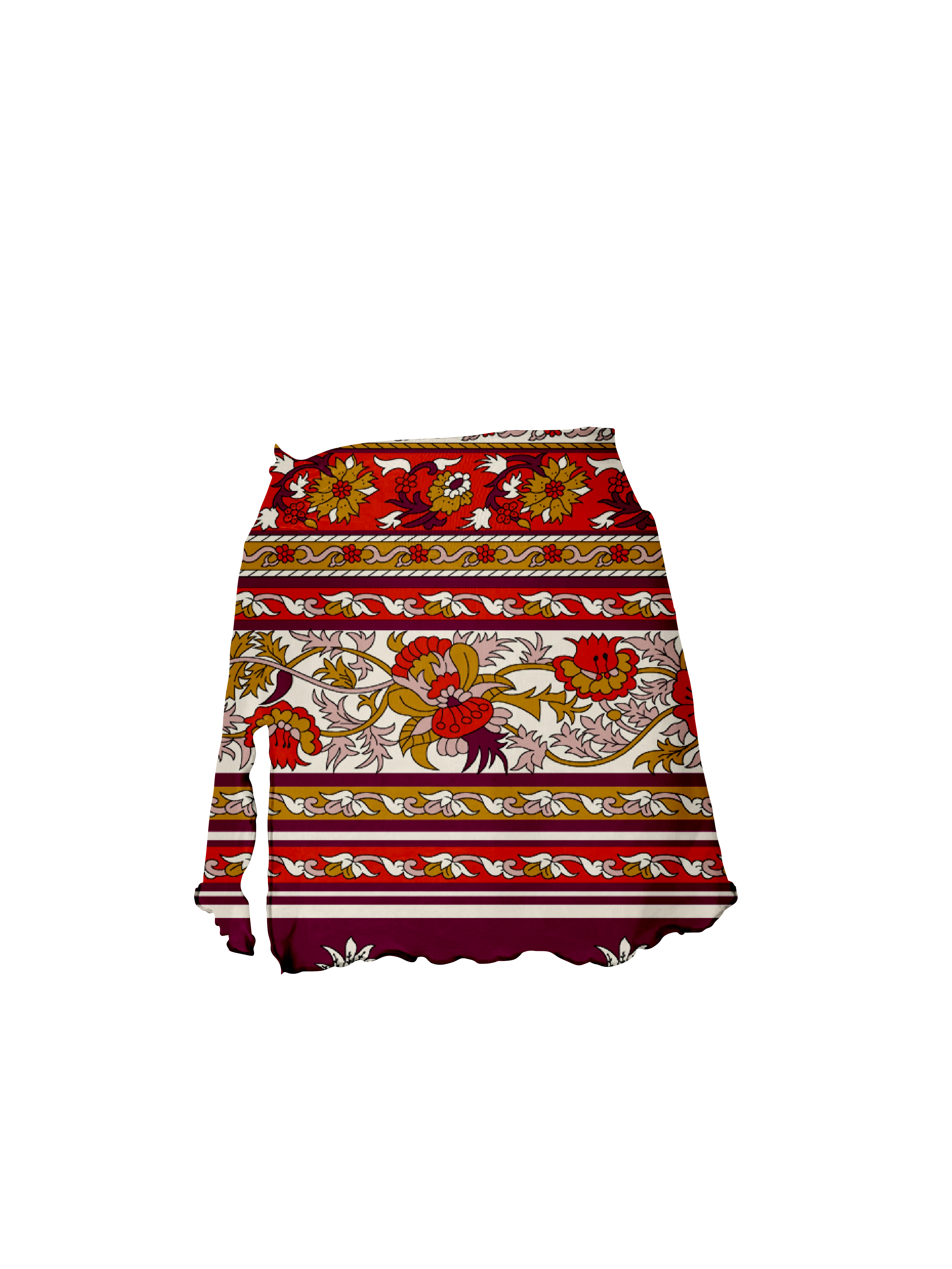 Marrakesh Garden Slide Split Skirt