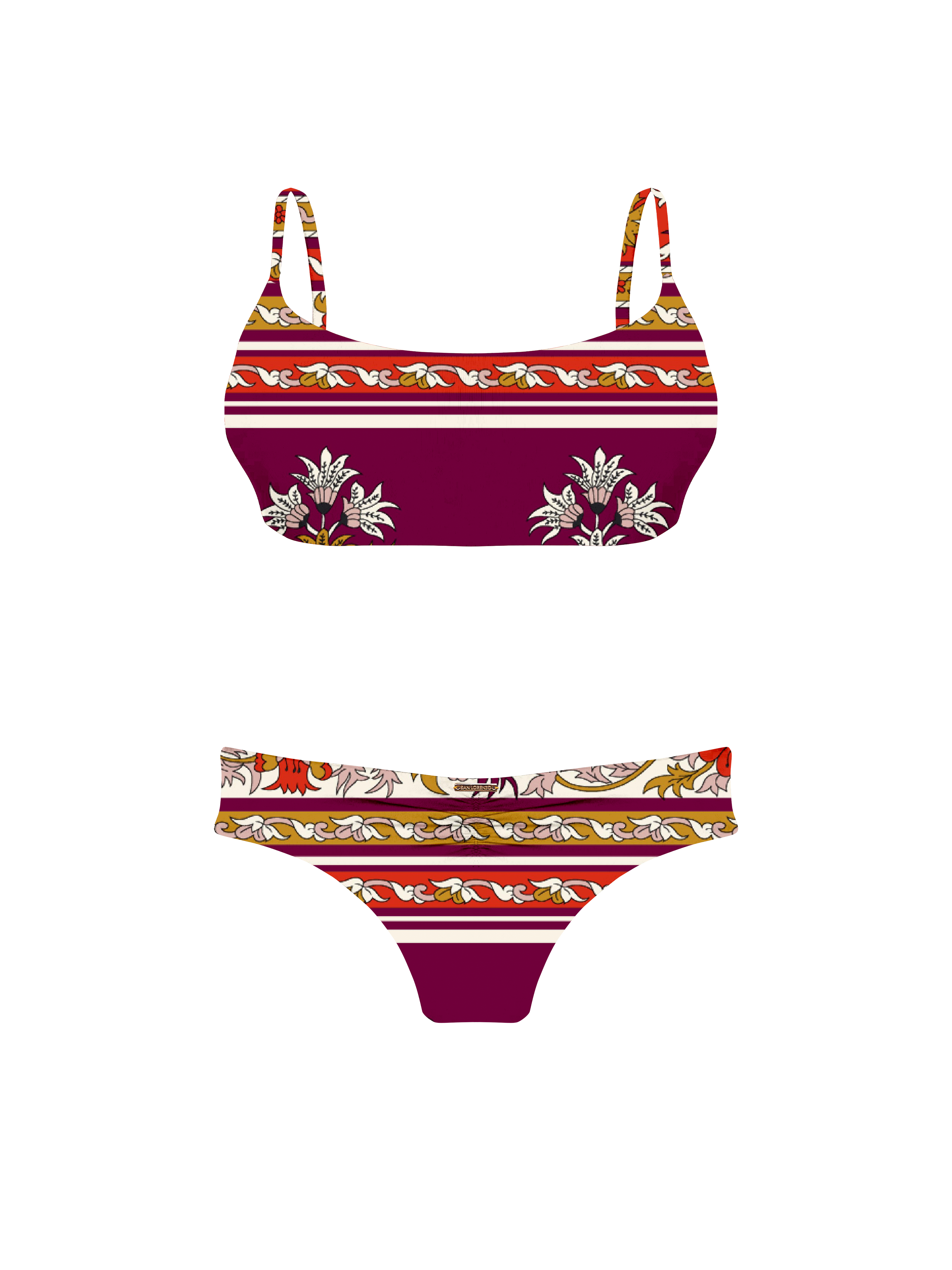 Marrakesh Garden Sport Brief Bikini Bottom