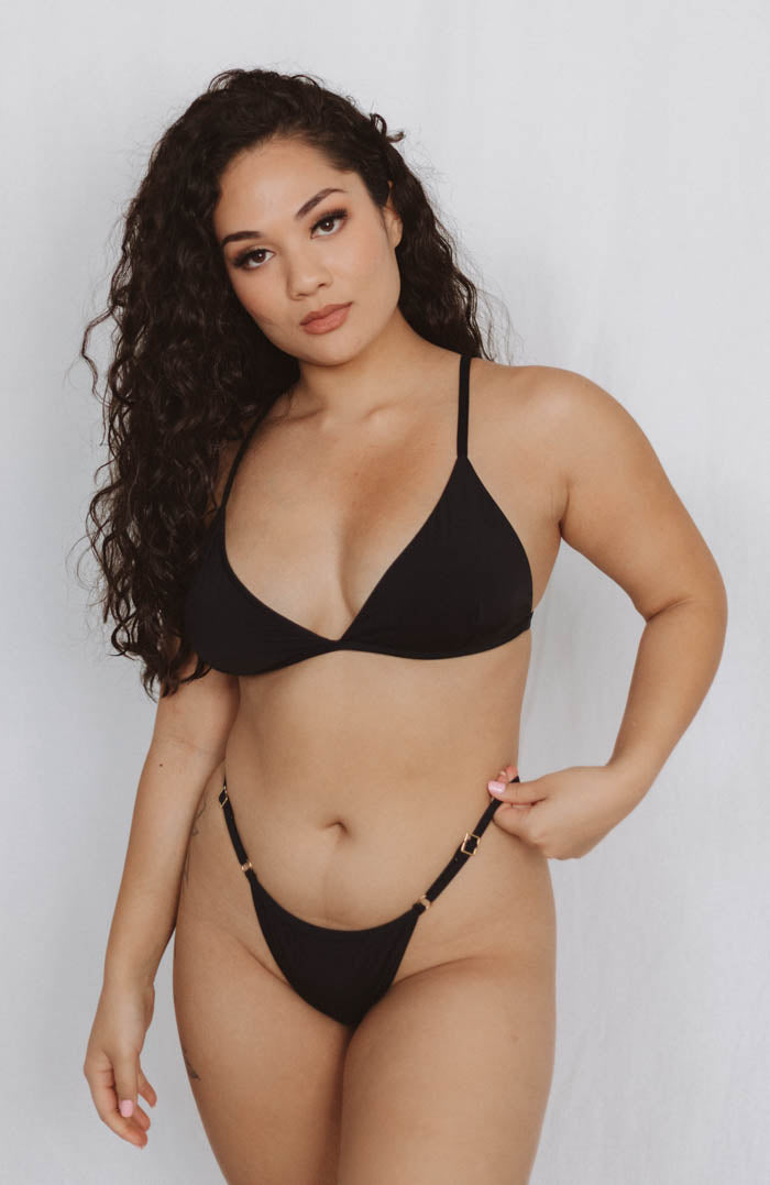 Flor Oceania Twilight Clasp Thin Brief Bikini Bottom