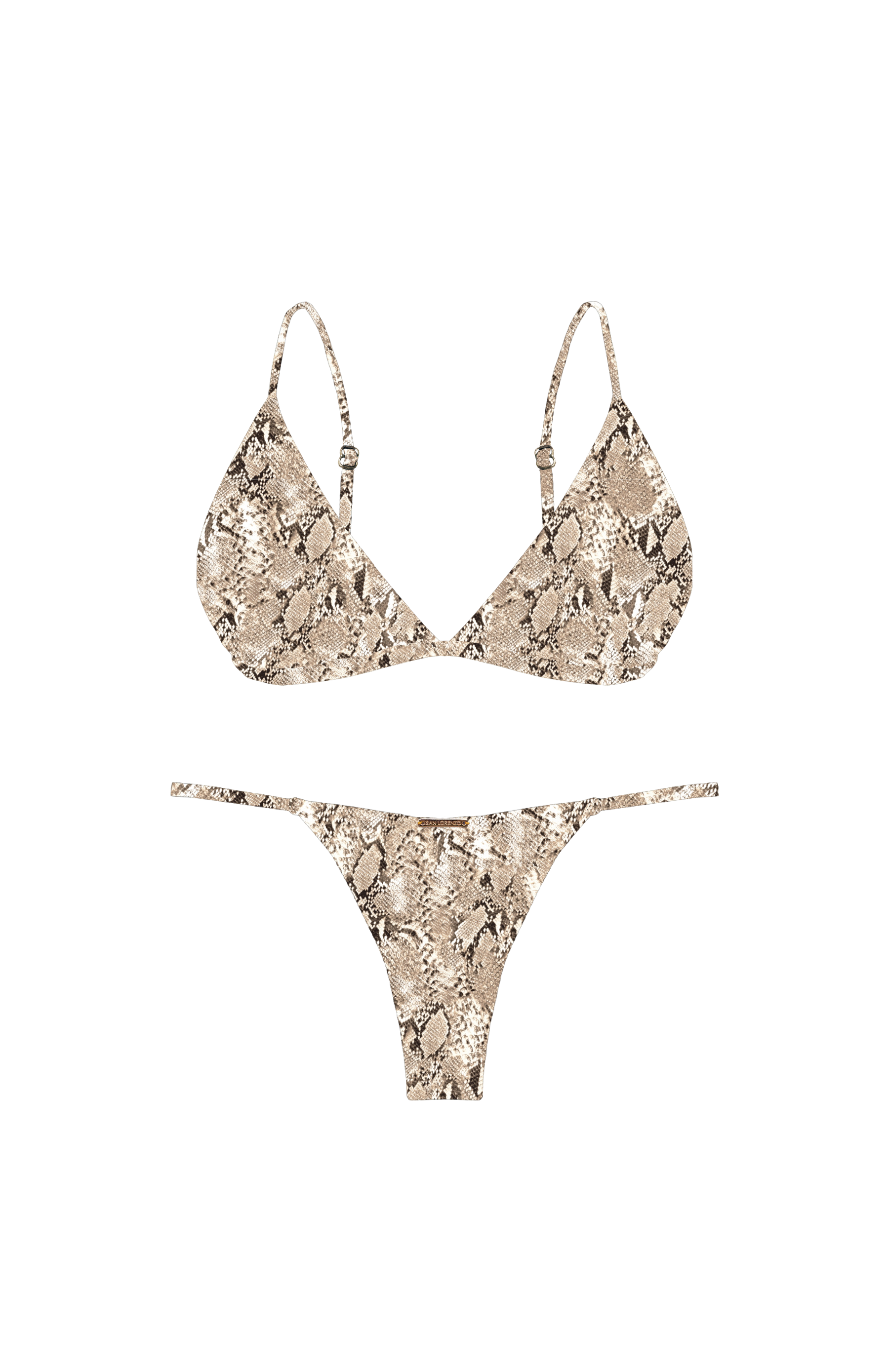 ANIMAL Desert Snake Ribbed Elastic Thin Brief Bottom