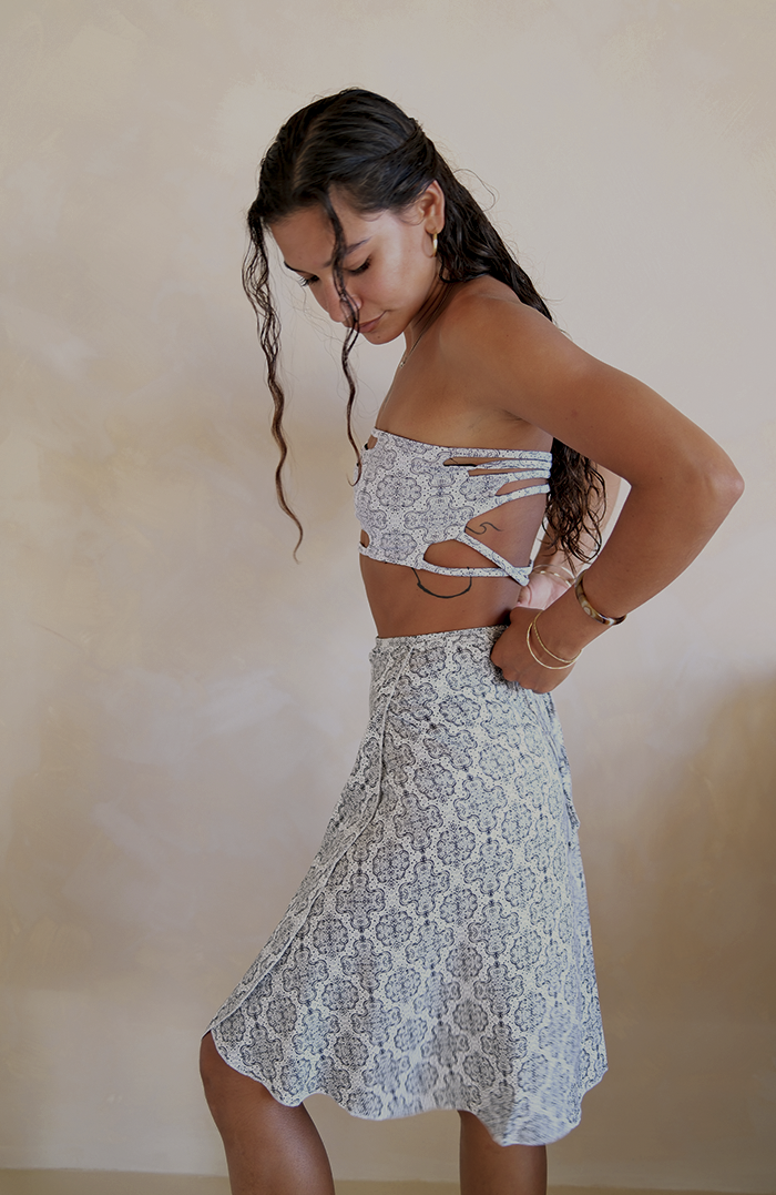 Marrakesh Moroccan Wrap Skirt Long