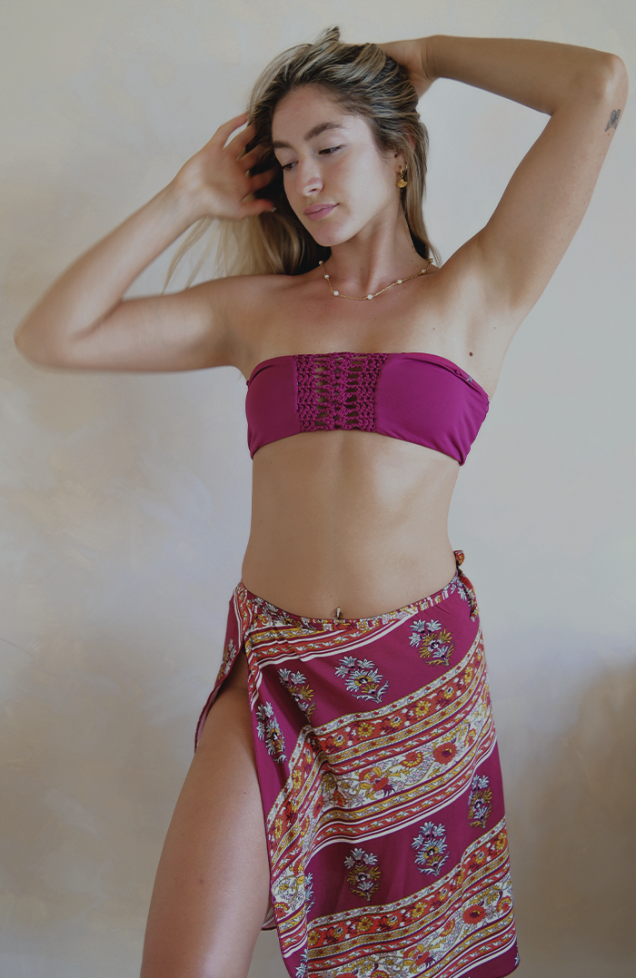 Marrakesh Garden Wrap Skirt Long