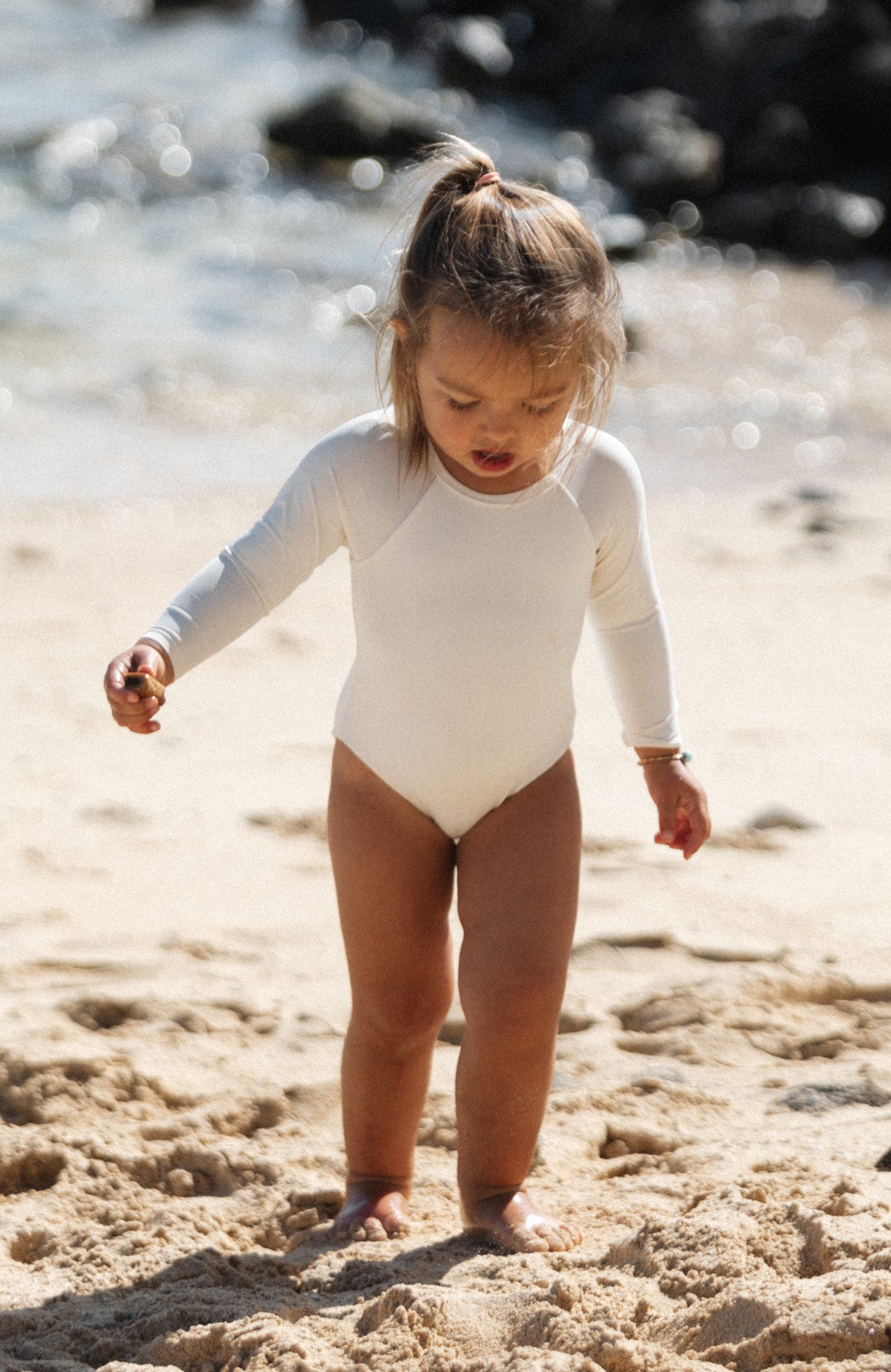 Nala mini onepiece Sサイズ Keiki L'Amour Porcelain Long Sleeve One Piece – San Lorenzo Bikinis