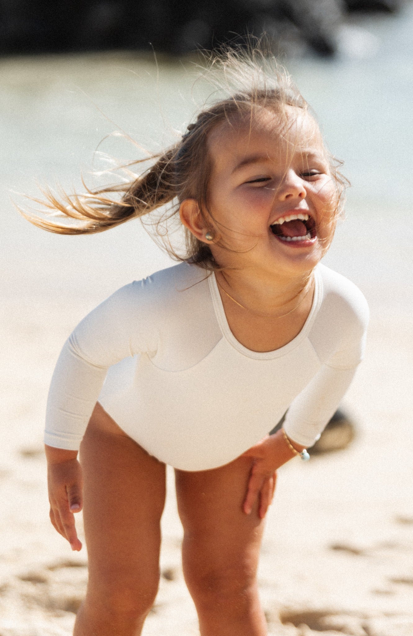Keiki L'Amour Porcelain Long Sleeve One Piece – San Lorenzo Bikinis