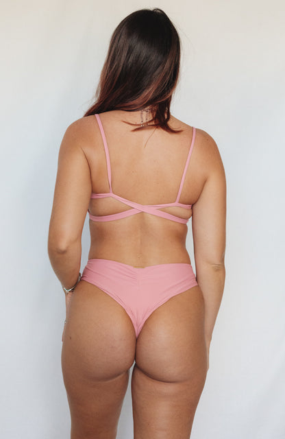 Coral Pink Sand Sport Brief Bikini Bottom