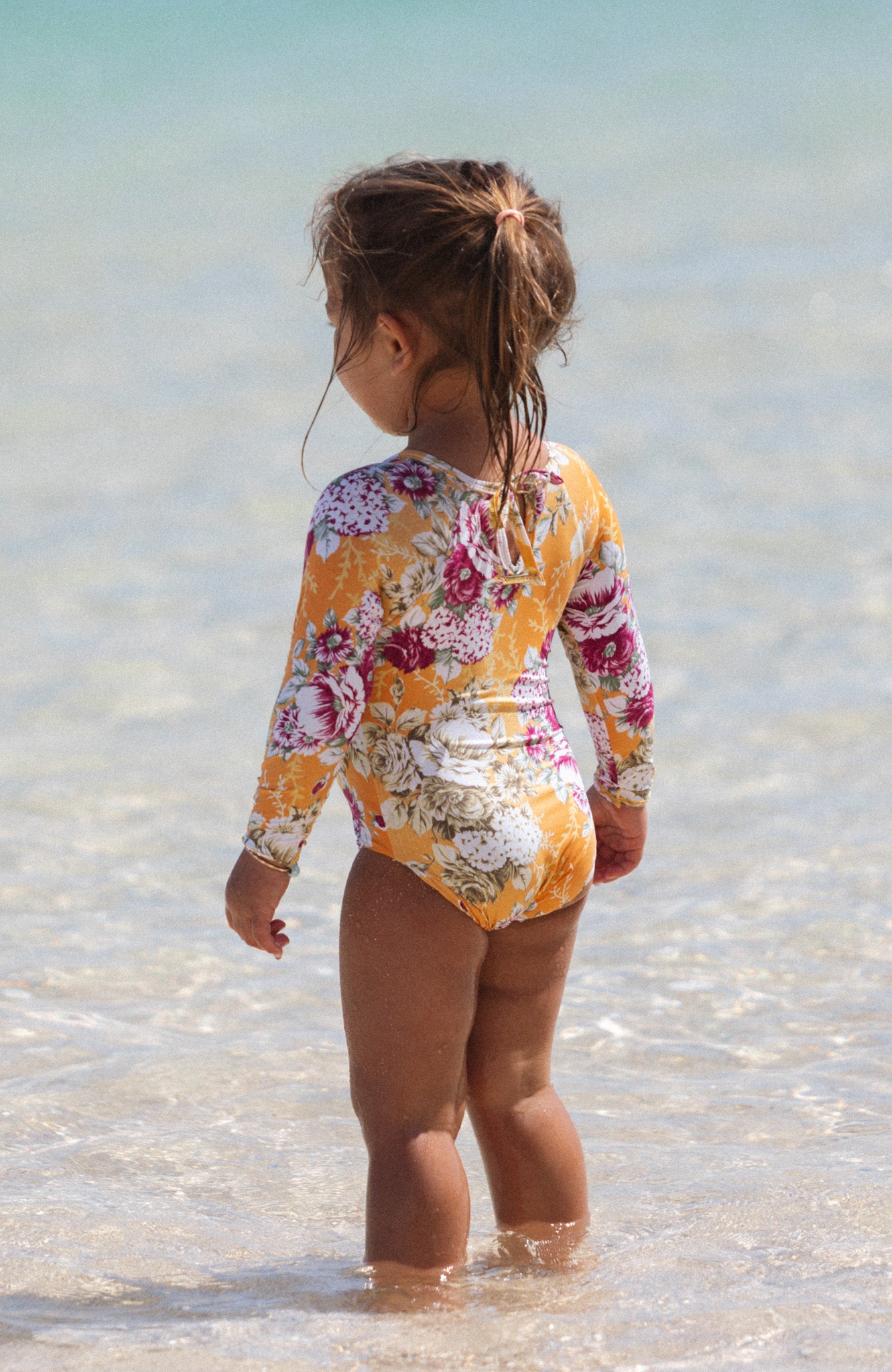 Keiki L'Amour Citrus Bloom Long Sleeve One Piece – San Lorenzo Bikinis