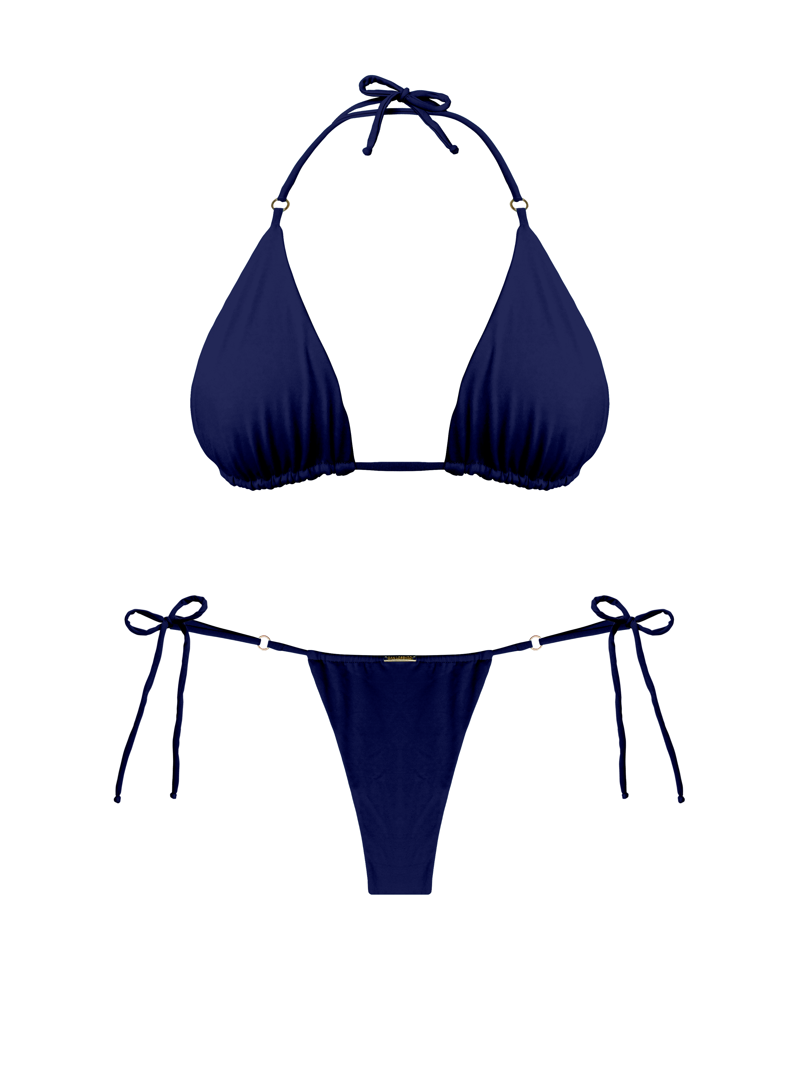 Moorea Voyager Indigo Hoop Ring Bikini Top