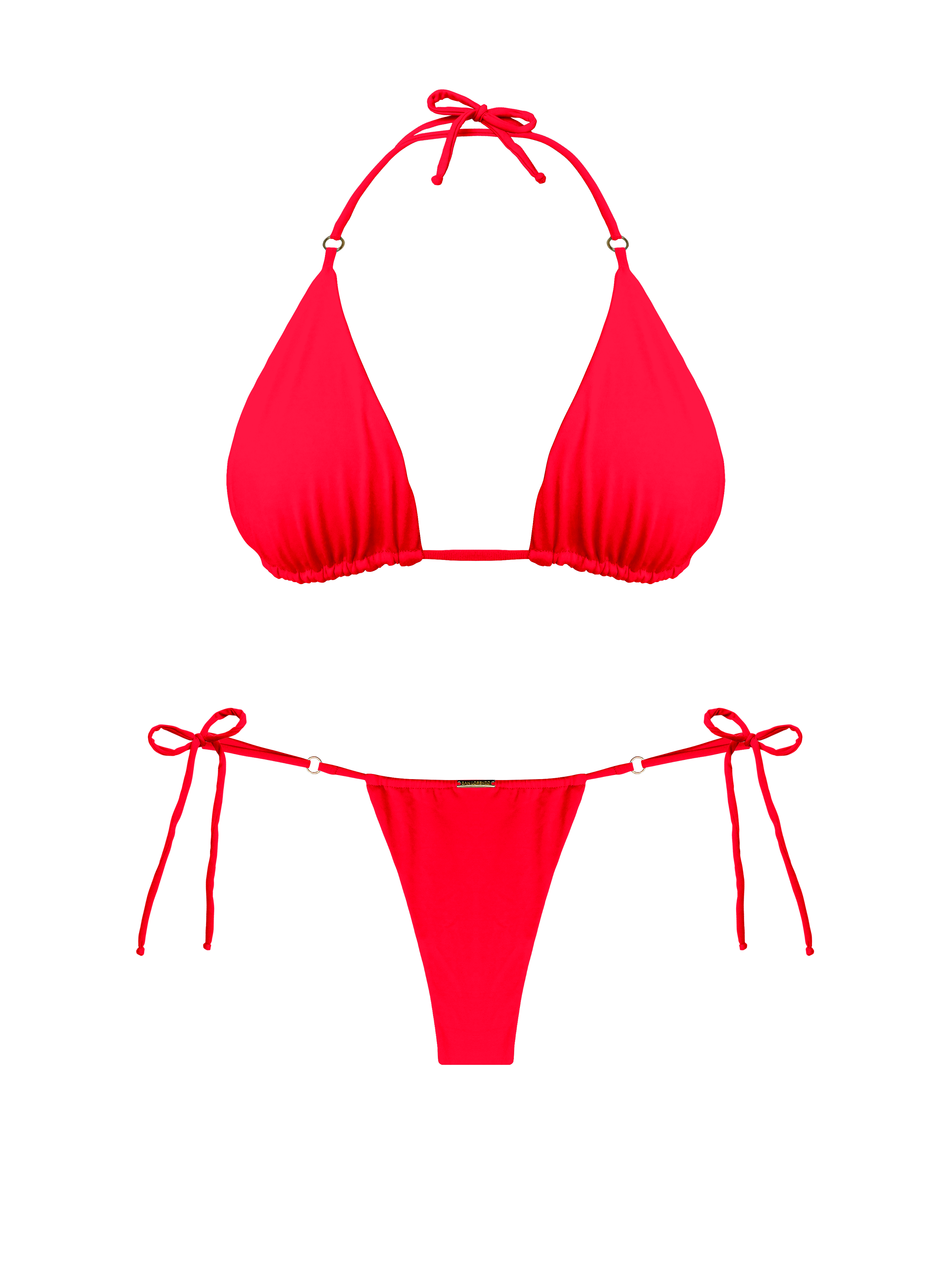 Moorea Lei Blooms Hoop Ring Bikini Top