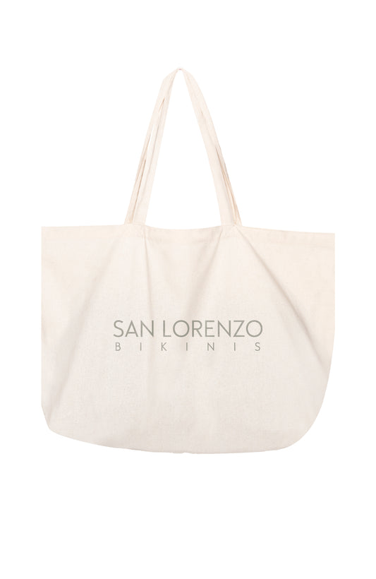 Tote Bag Cream By San Lorenzo Bikinis
